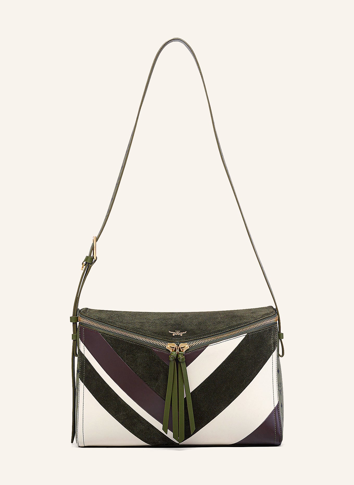 MCM Crossbody bag DIAMOND: KHAKI / CREAM