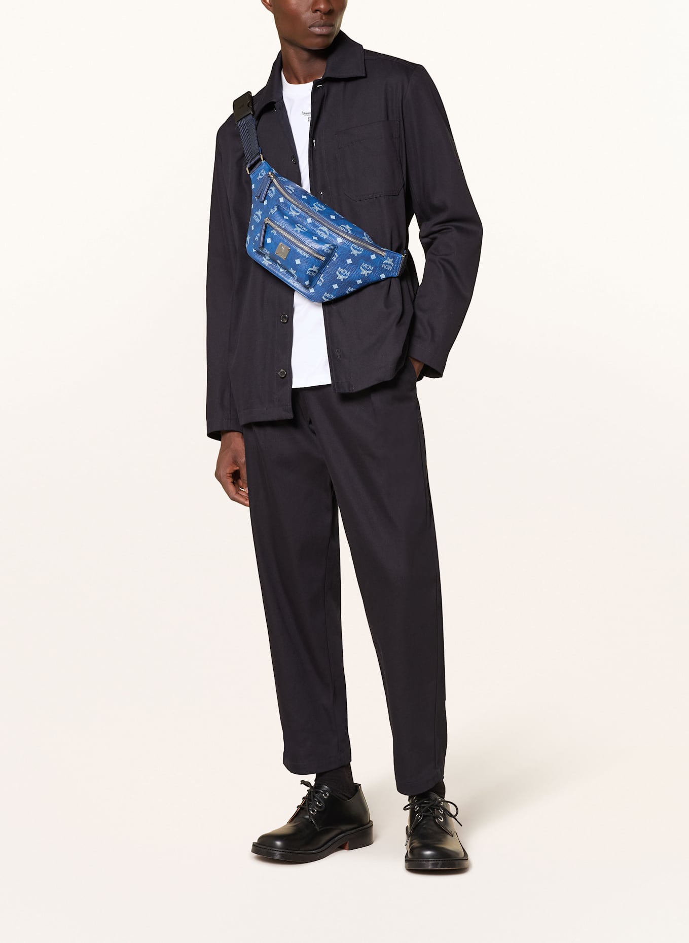 MCM Waist bag FURSTEN: BLUE / LIGHT BLUE