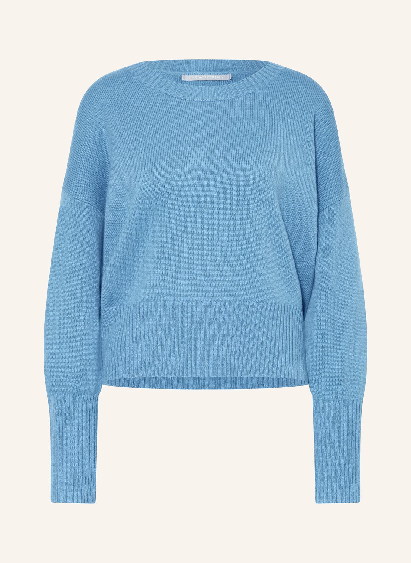 (THE MERCER) N.Y. Cashmere-Pullover: HELLBLAU