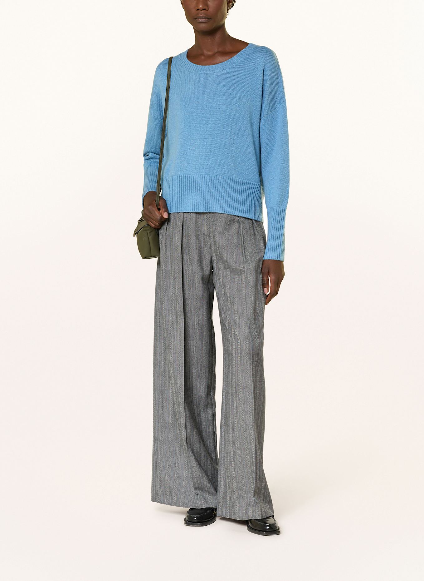 (THE MERCER) N.Y. Cashmere-Pullover: HELLBLAU