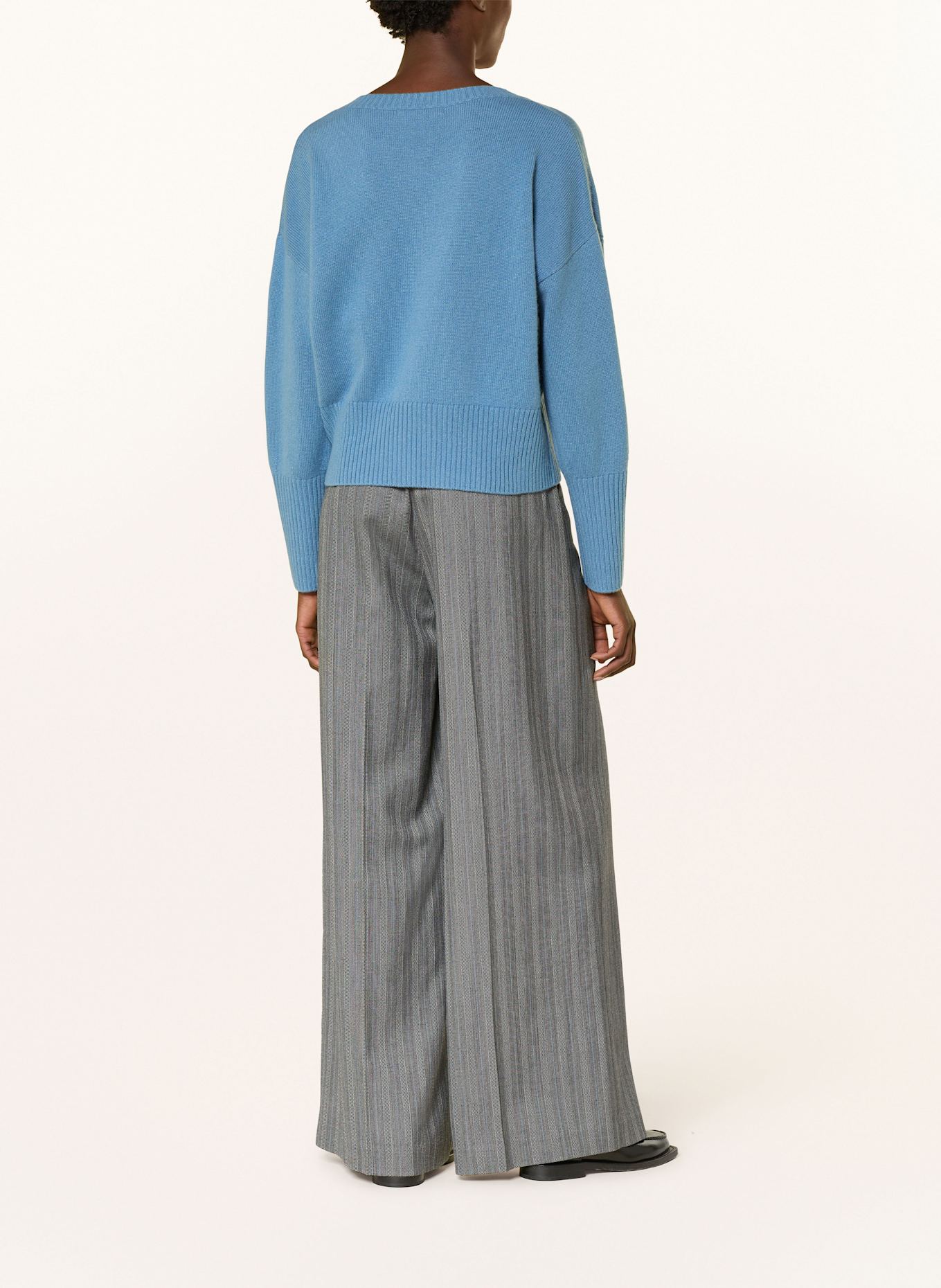 (THE MERCER) N.Y. Cashmere-Pullover: HELLBLAU