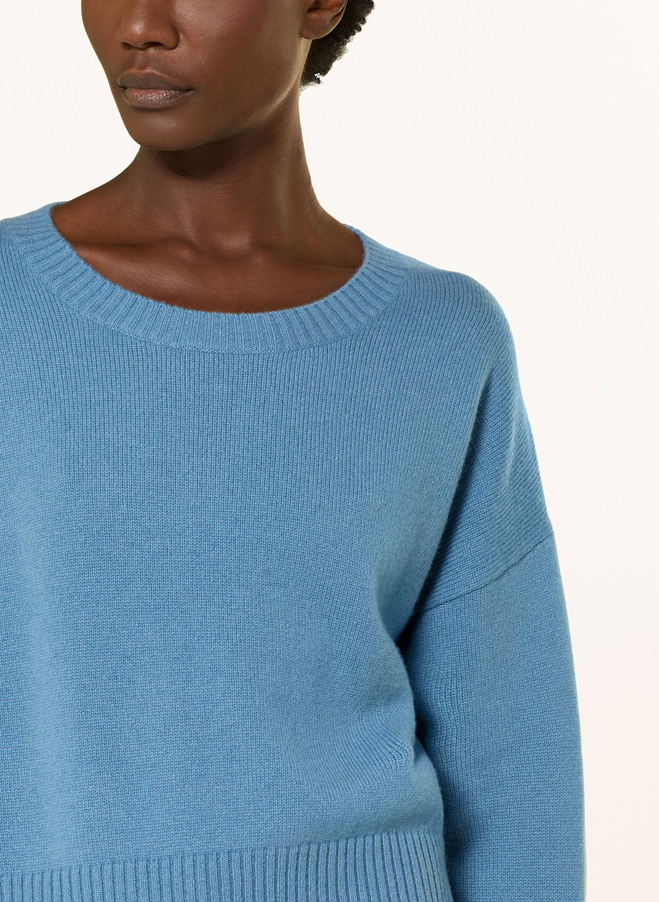 (THE MERCER) N.Y. Cashmere-Pullover: HELLBLAU