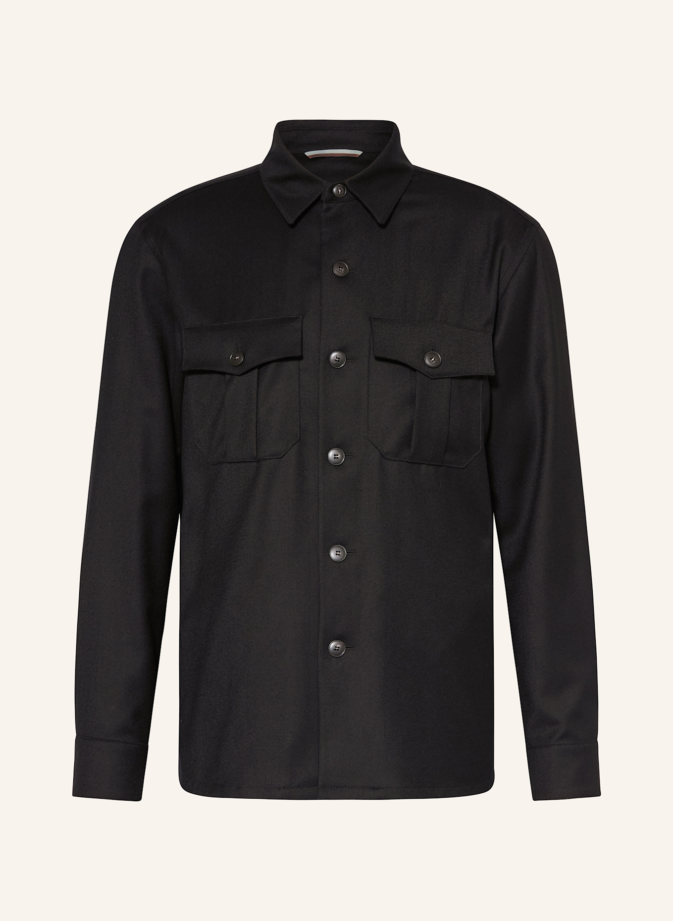 CANALI Overjacket: SCHWARZ