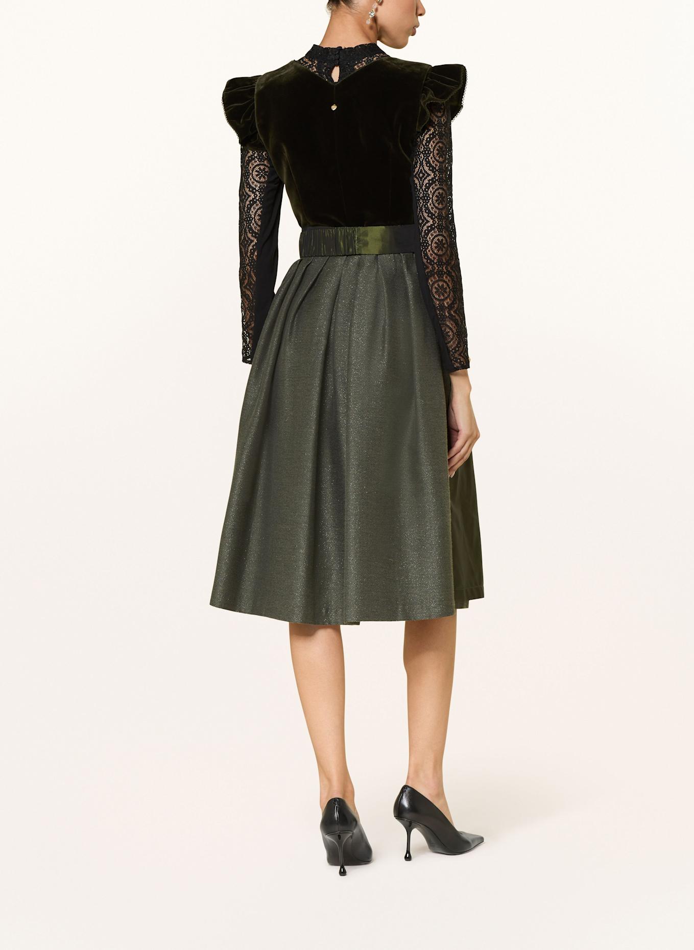 RIANI Dirndl: DUNKELGRÜN / GRÜN