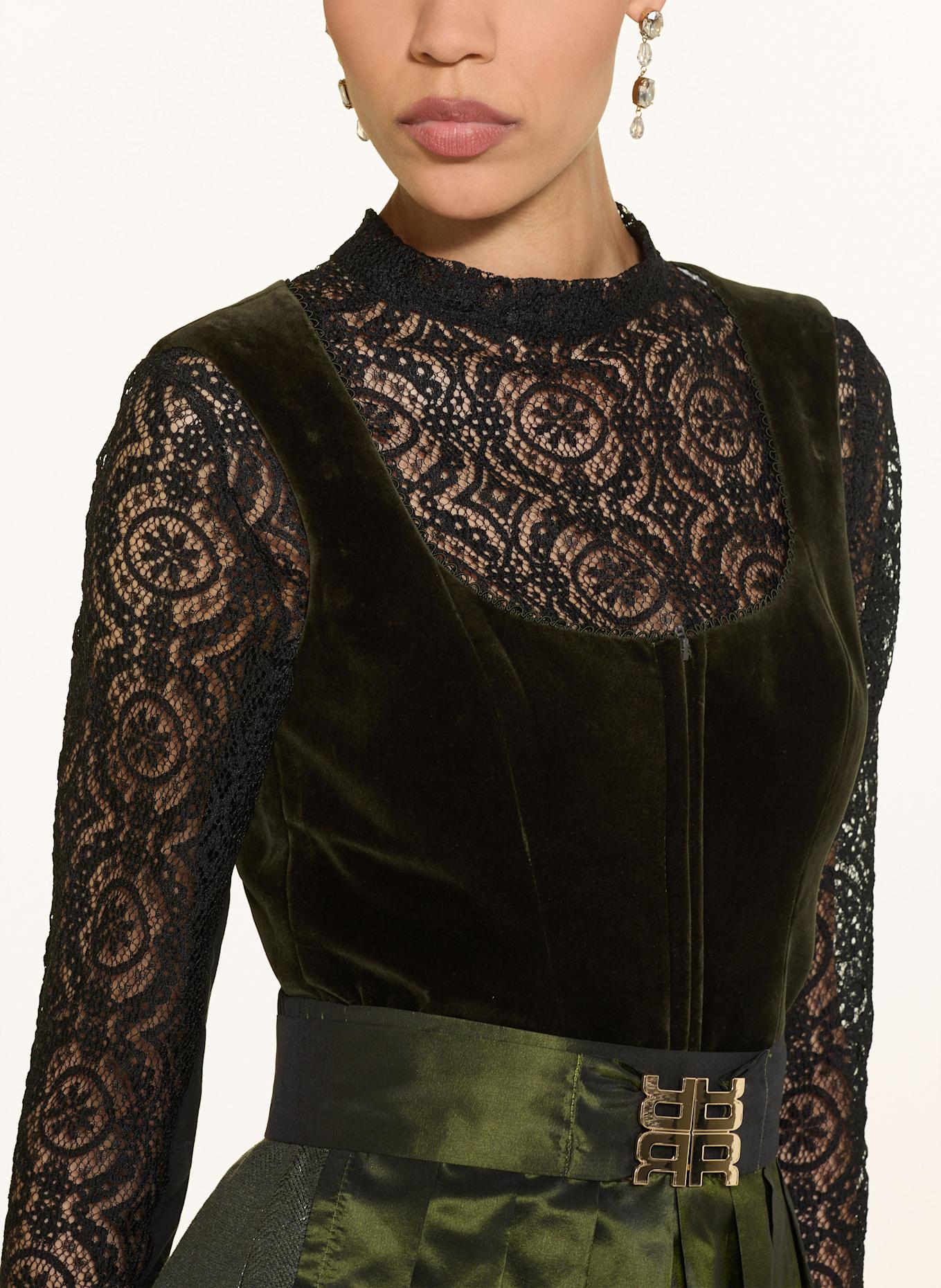 RIANI Dirndl: DUNKELGRÜN / GRÜN