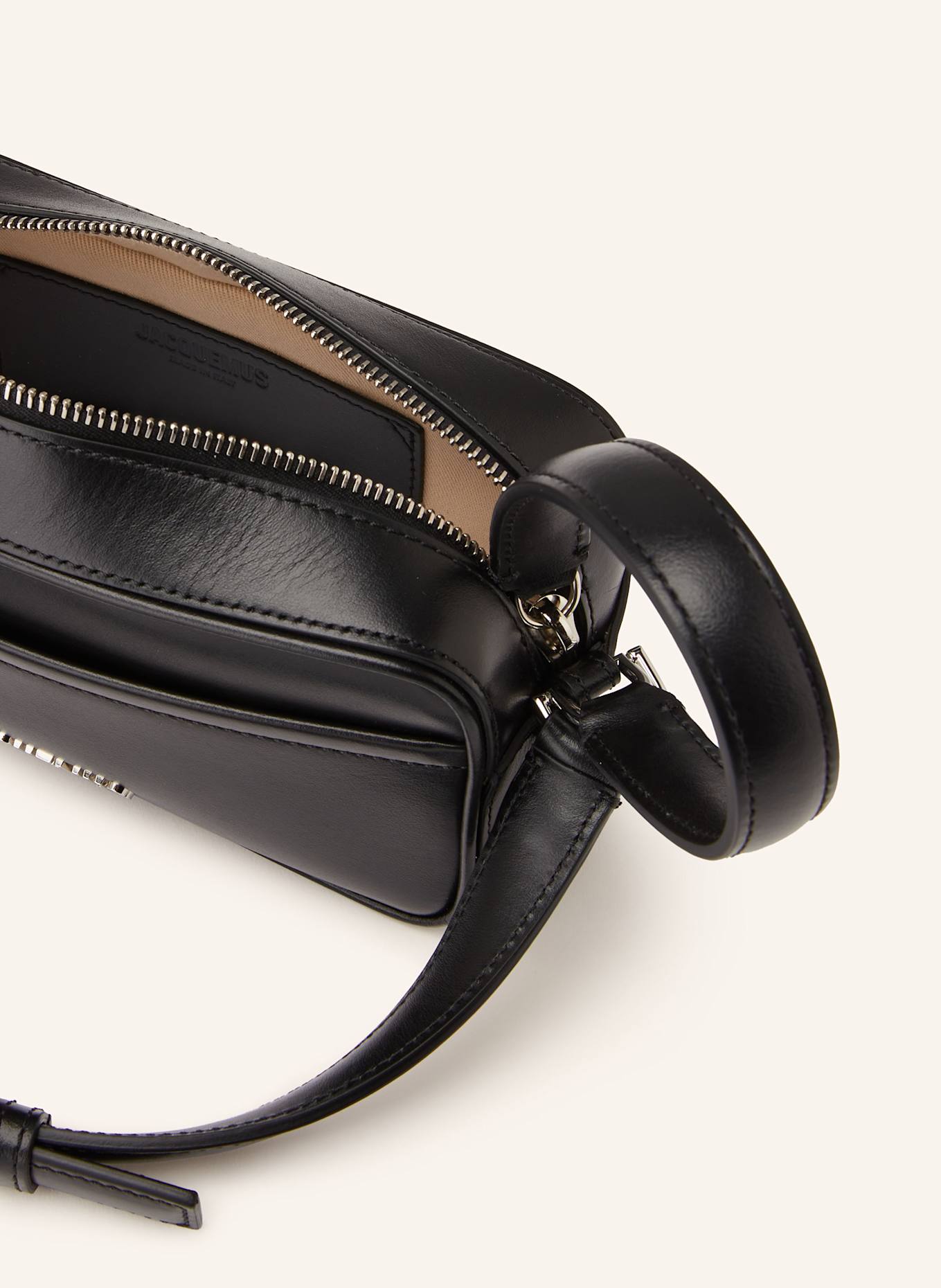 JACQUEMUS Kabelka přes rameno LE BANETO: ČERNÁ