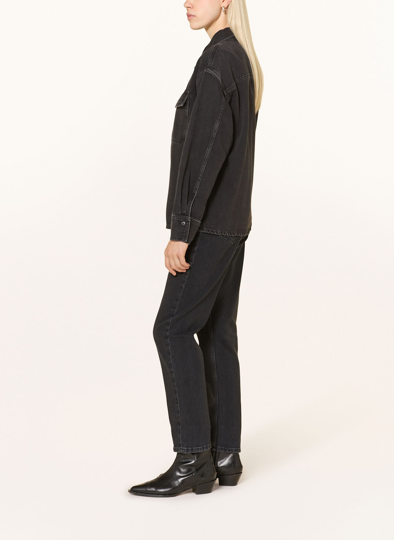 HEYANNO Straight Jeans MMHADORE: 801 BLACK