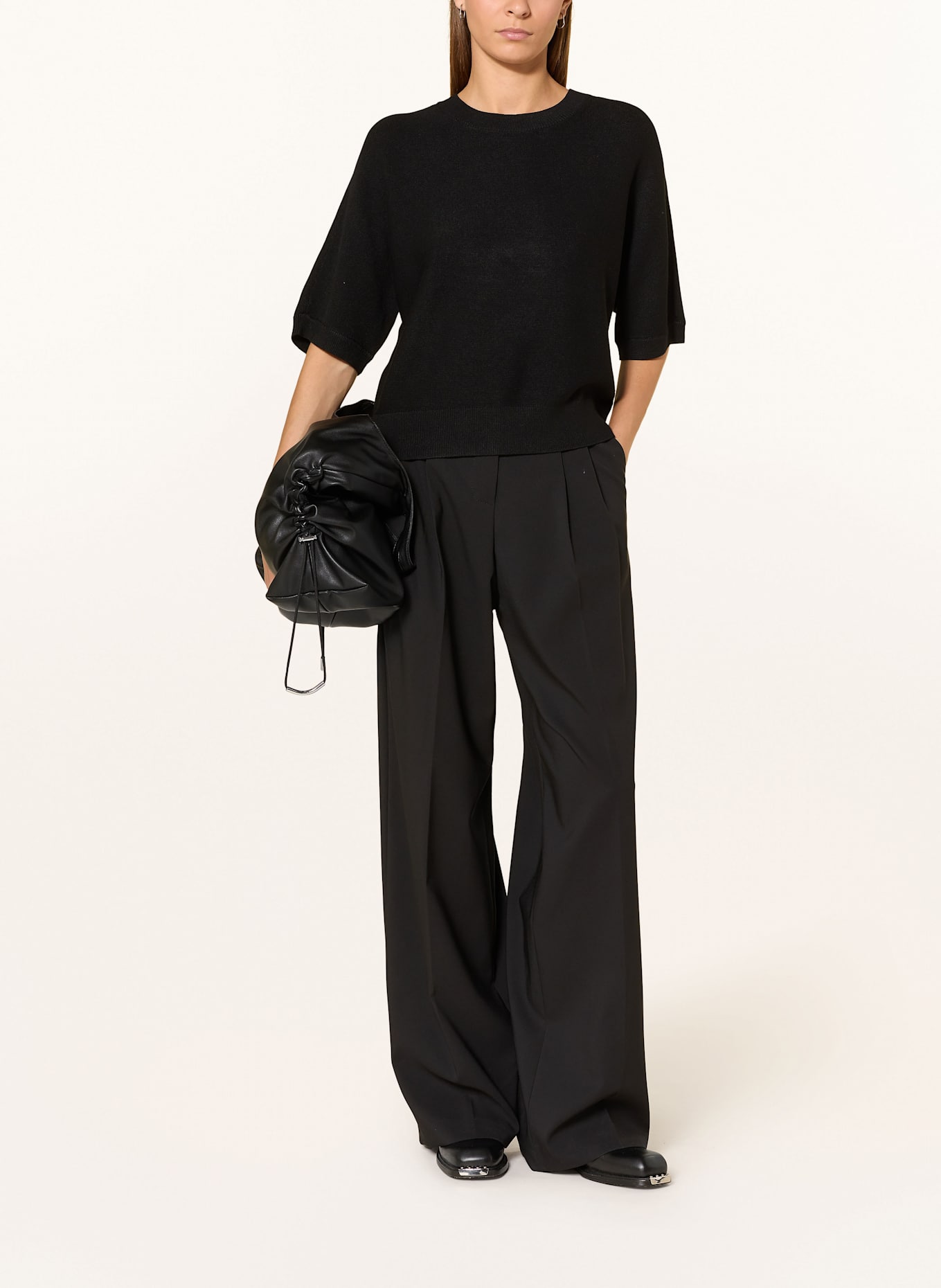 MSCH COPENHAGEN Strickshirt MSCHTHAMIRA: SCHWARZ