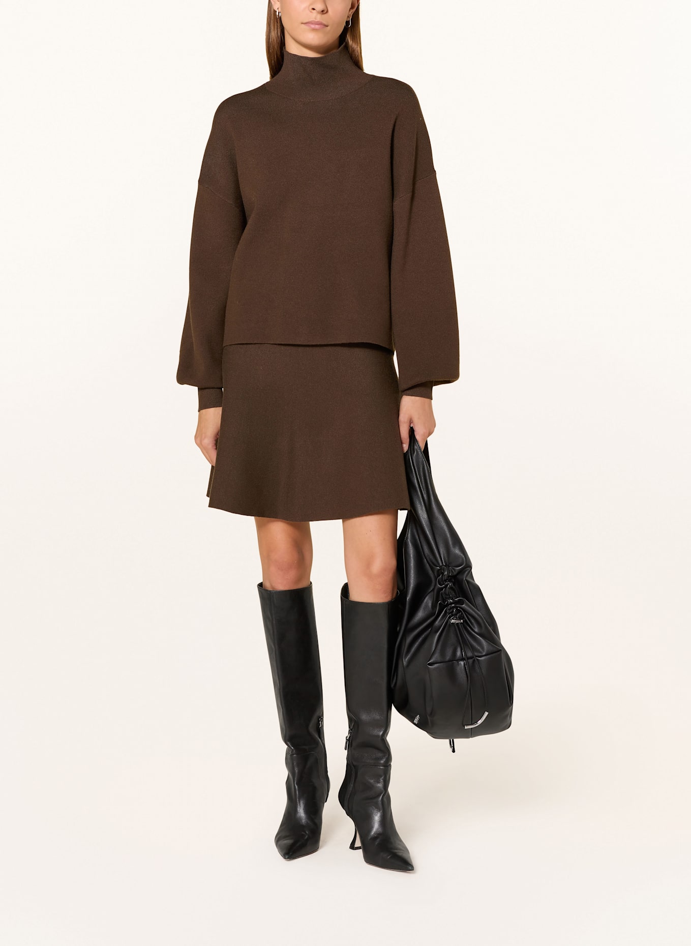 MSCH COPENHAGEN Rollkragenpullover MSCHMERCY: DUNKELBRAUN