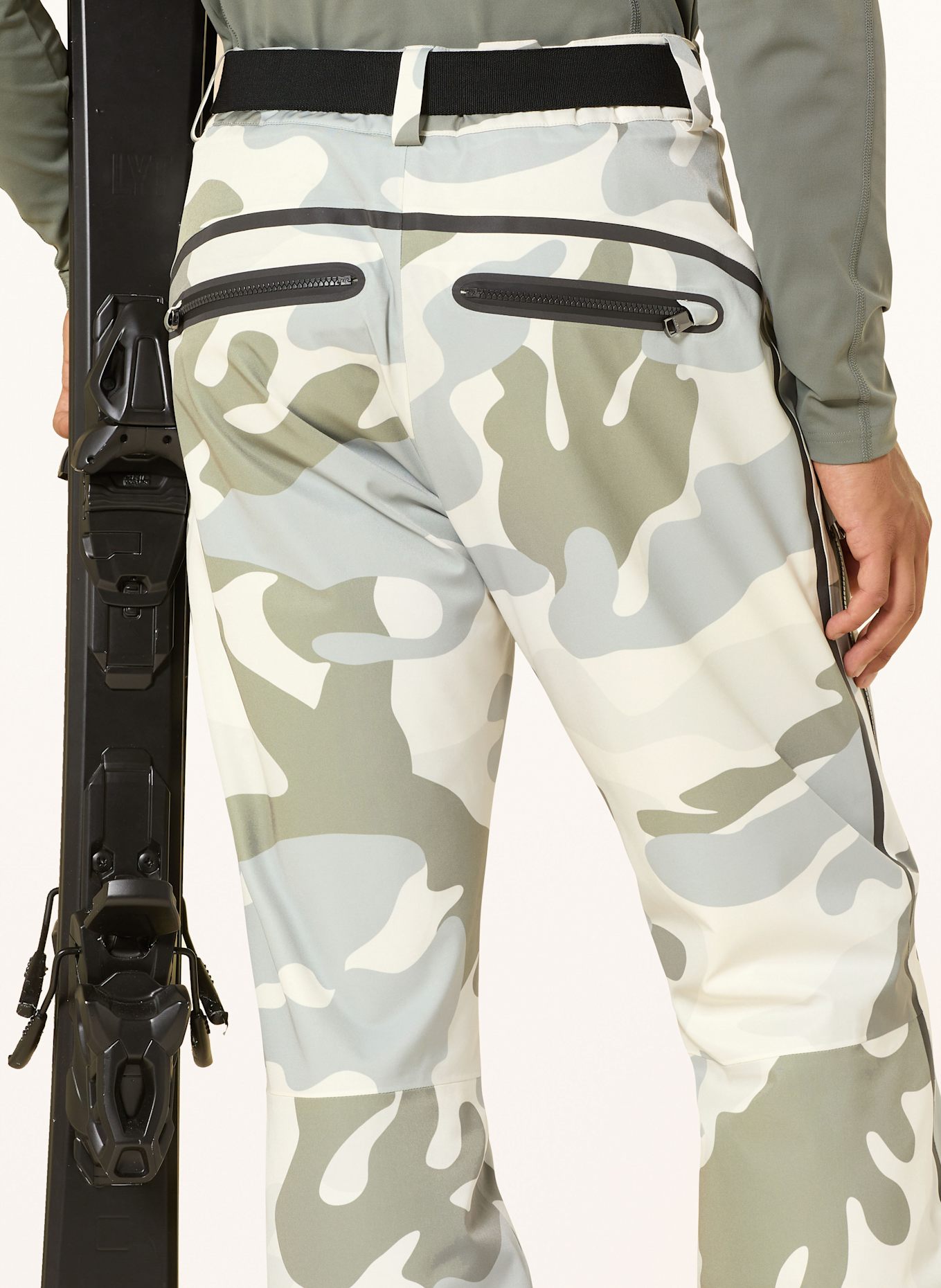 BOGNER Spodnie narciarskie TIM6-T: ECRU / KHAKI