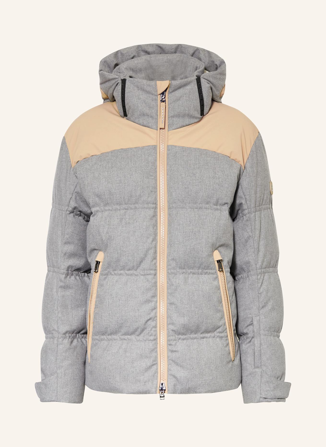 BOGNER Puchowa kurtka narciarska WALI-D: JASNOCZARY / BEŻOWY