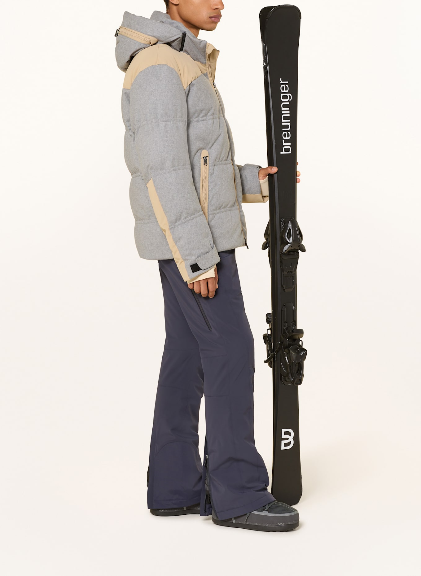 BOGNER Puchowa kurtka narciarska WALI-D: JASNOCZARY / BEŻOWY