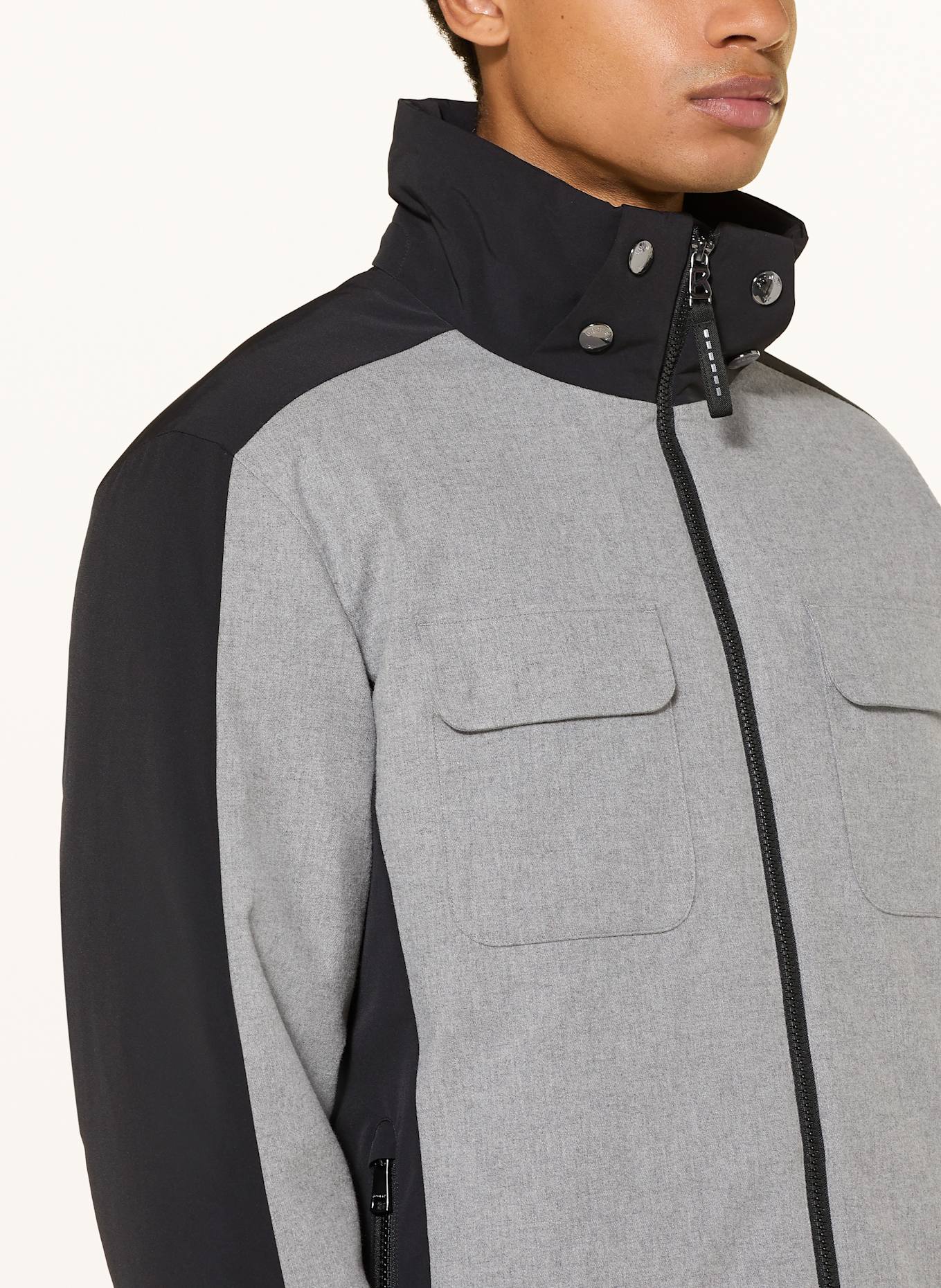 BOGNER Daunen-Skijacke COBEYN-D: SCHWARZ / GRAU