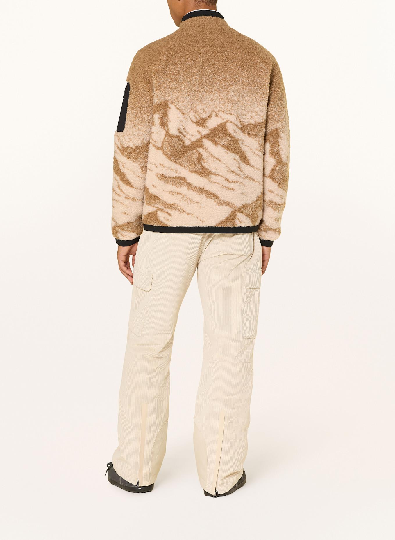 BOGNER Fleecejacke GREGOR: CAMEL / CREME