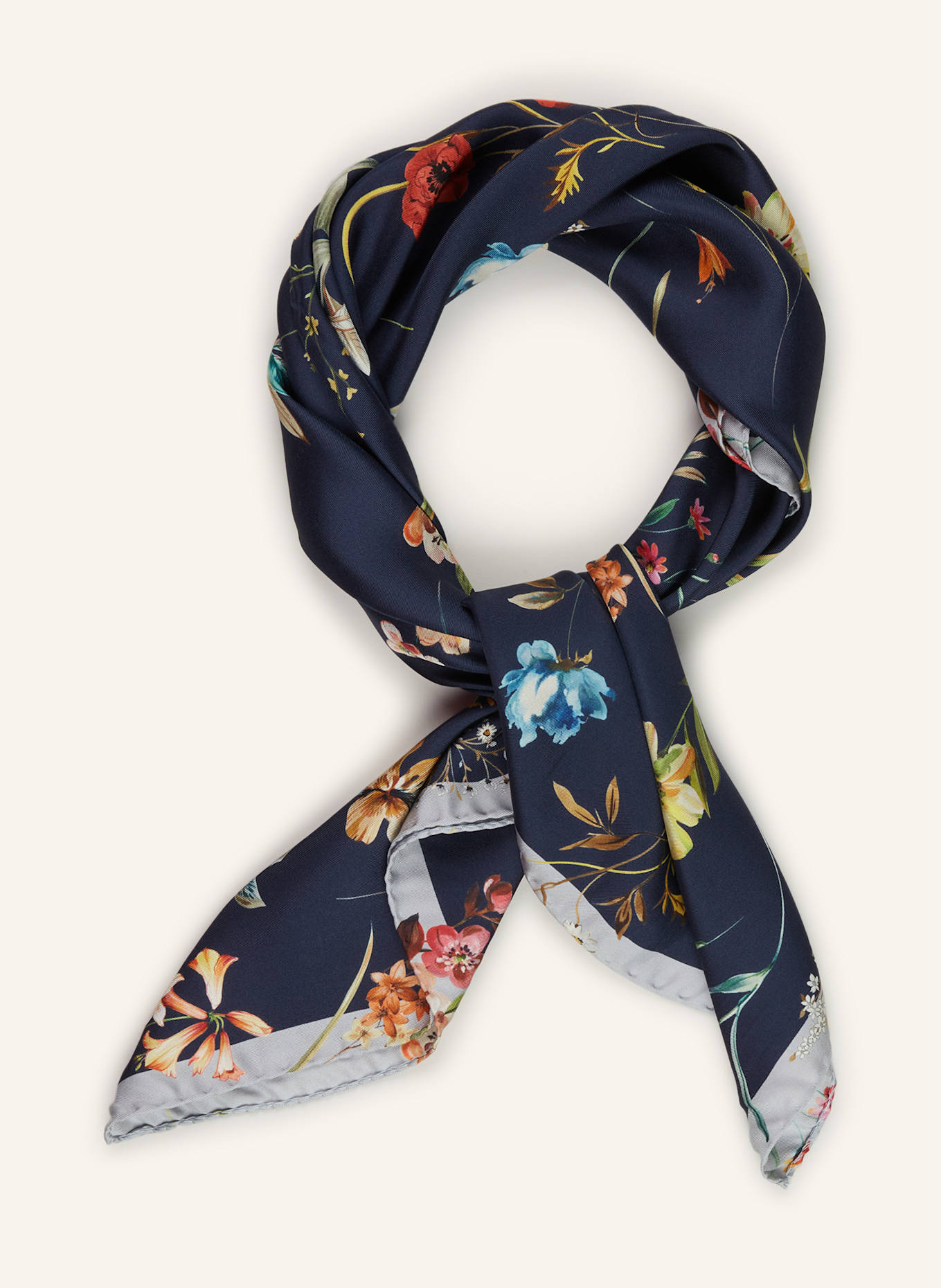 Barbieri Hedvábný šátek: MODRÁ