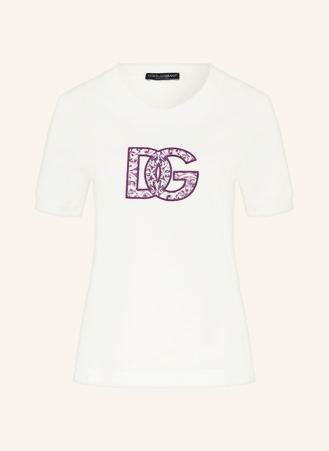 DOLCE & GABBANA Tričko: BÍLÁ