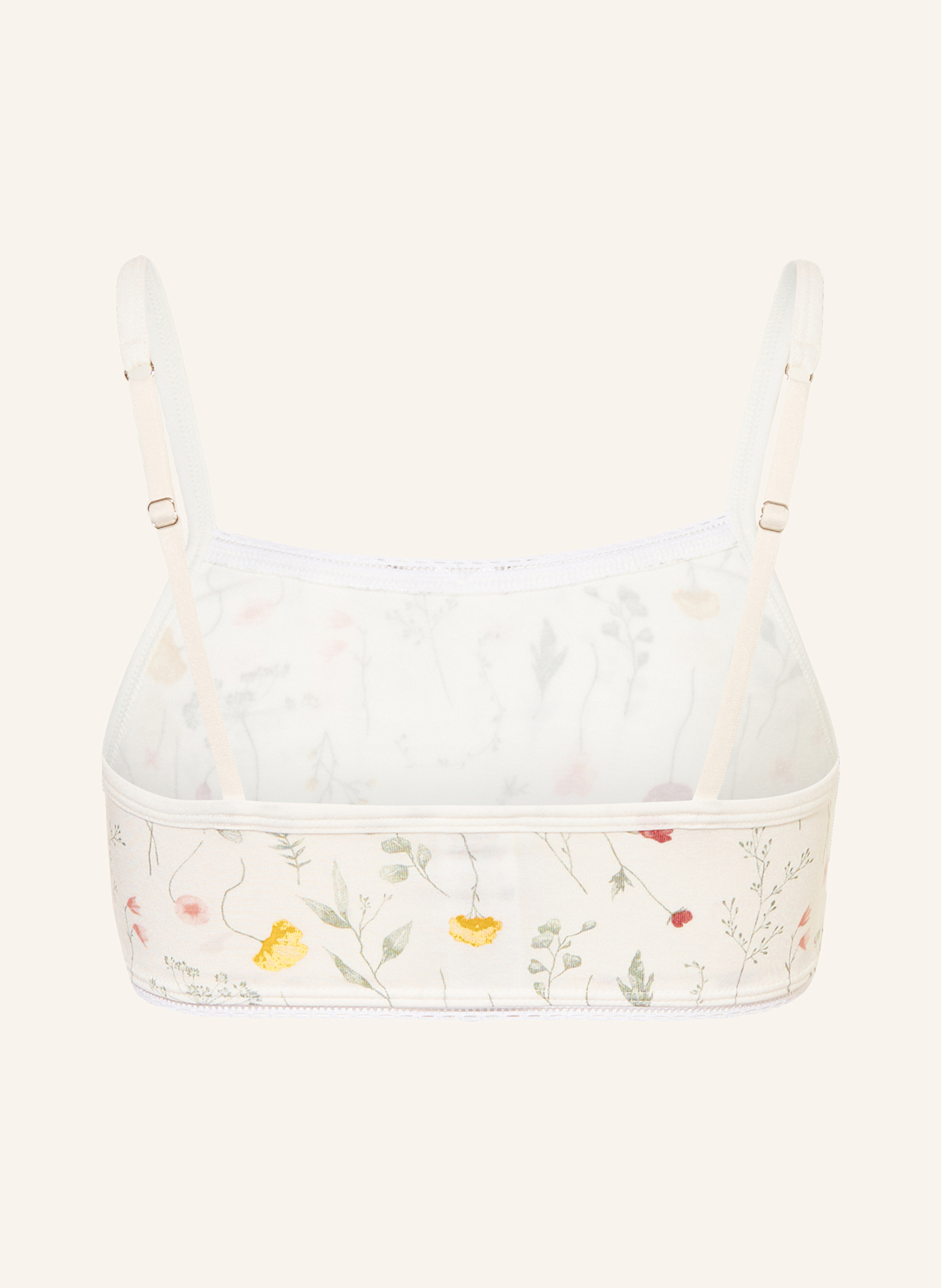 Sanetta 2-pack of bralettes: WHITE