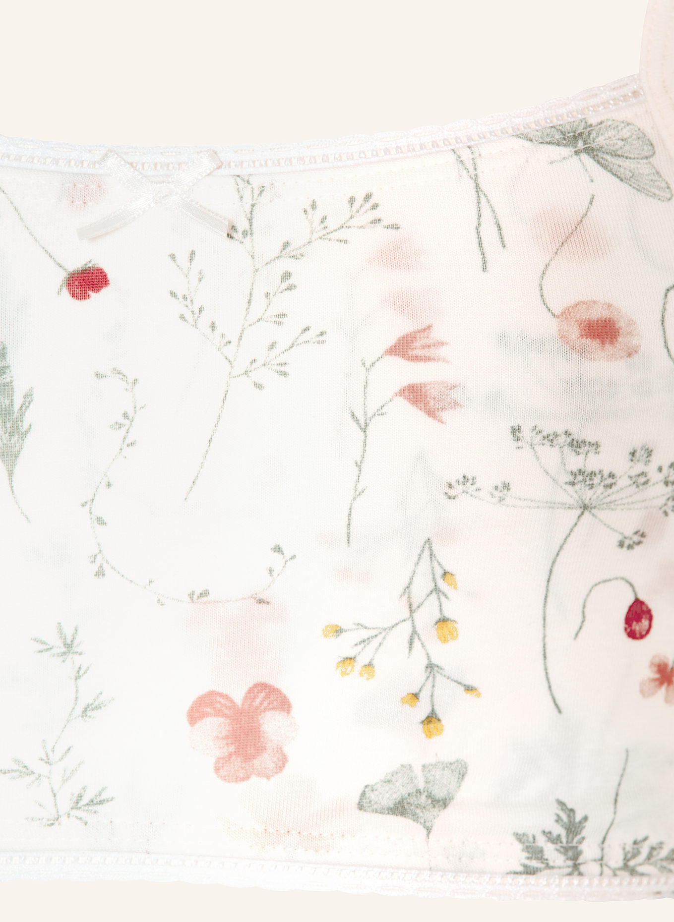 Sanetta 2-pack of bralettes: WHITE