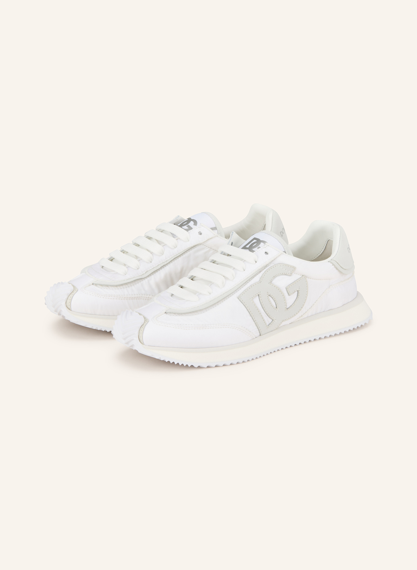 DOLCE & GABBANA Sneakersy BASSA: BÍLÁ