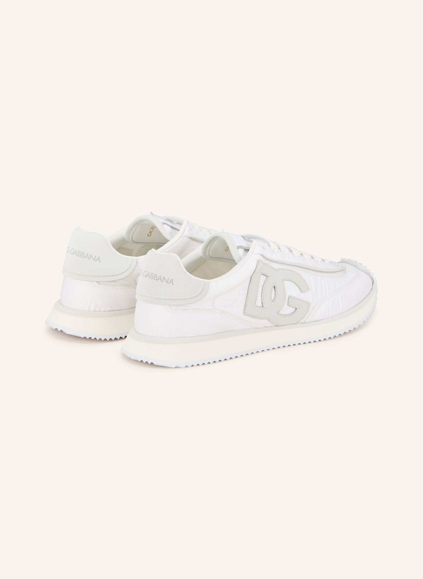 DOLCE & GABBANA Sneakersy BASSA: BÍLÁ