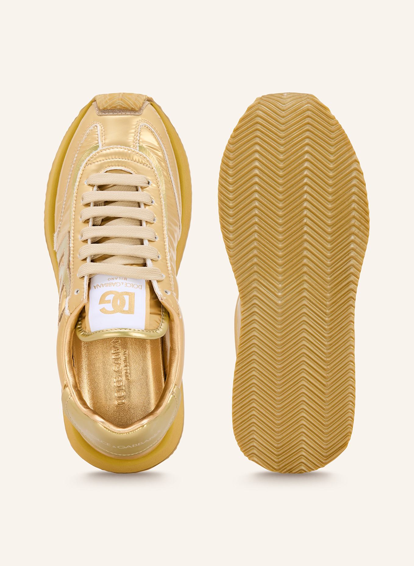 DOLCE & GABBANA Sneakersy DG CUSHION: ZLATÁ