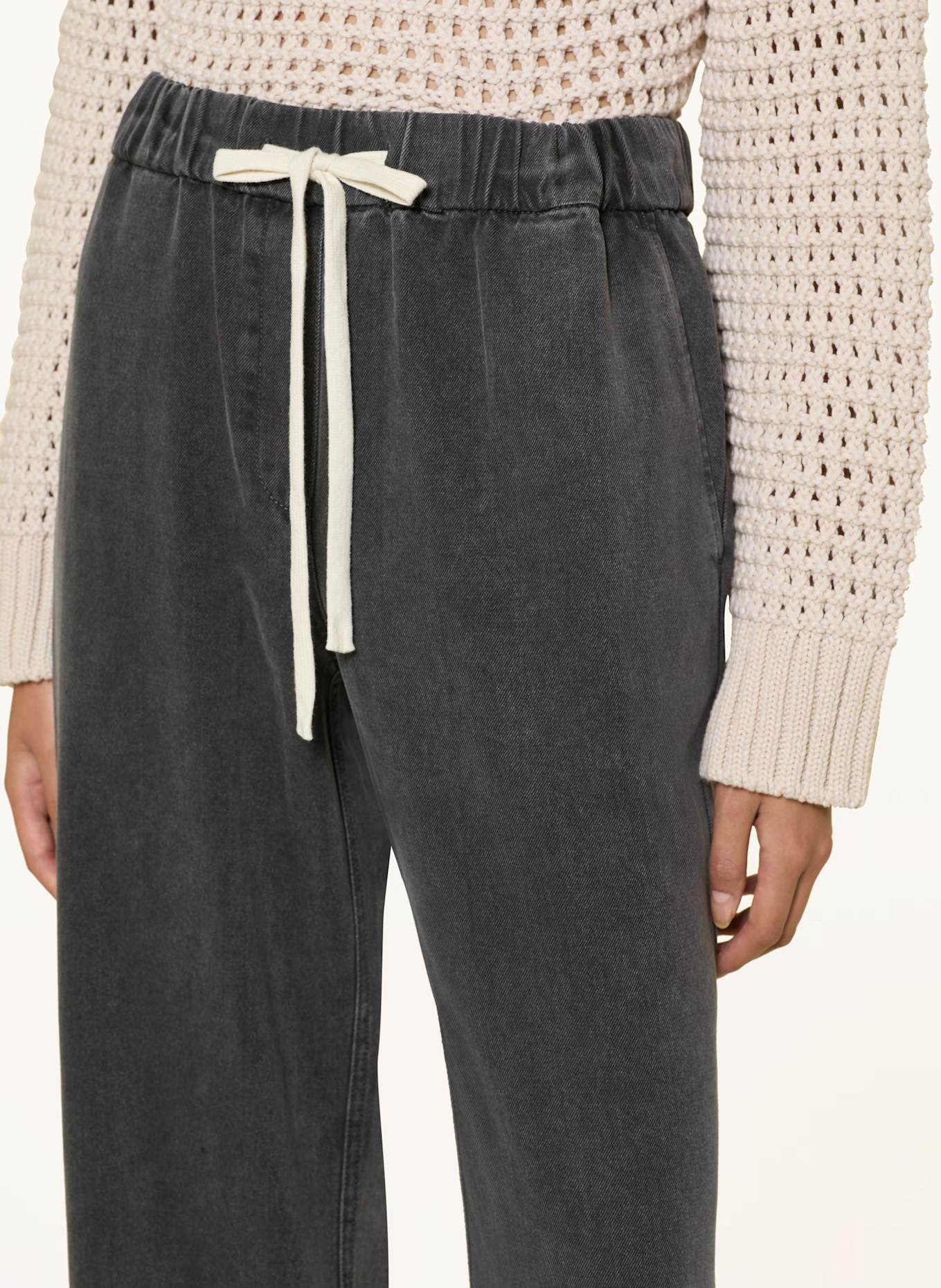 Juvia Spodnie AYLIN w stylu jeansowym: CZIEMNOSZARY