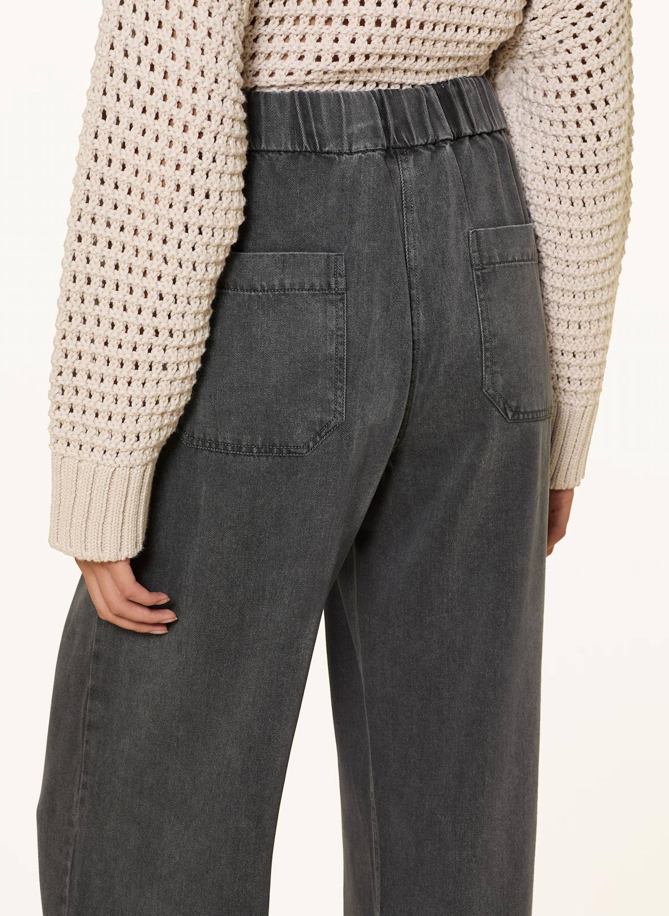 Juvia Spodnie AYLIN w stylu jeansowym: CZIEMNOSZARY