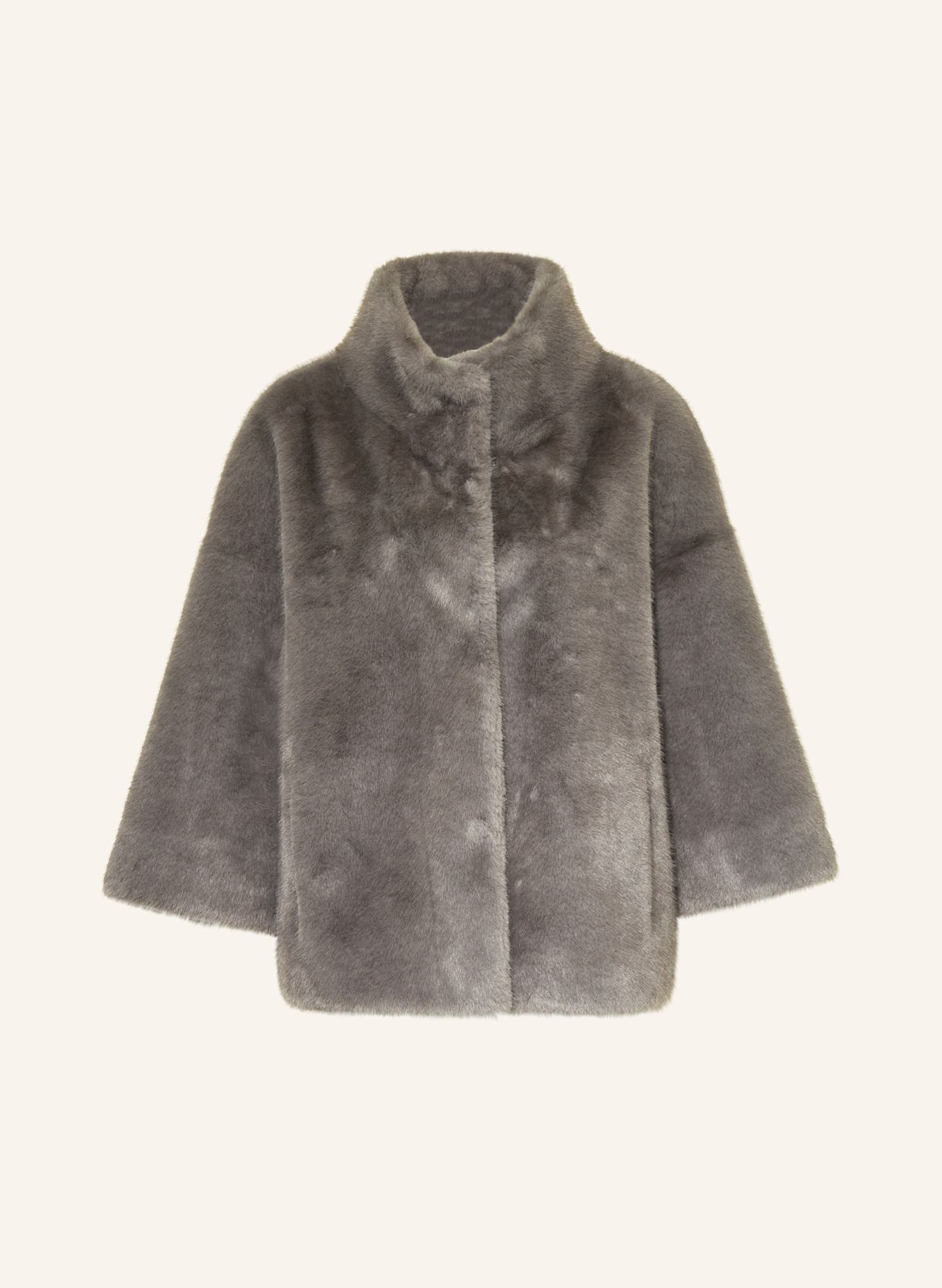 Juvia Kunstpelz-Jacke FEDORA: TAUPE