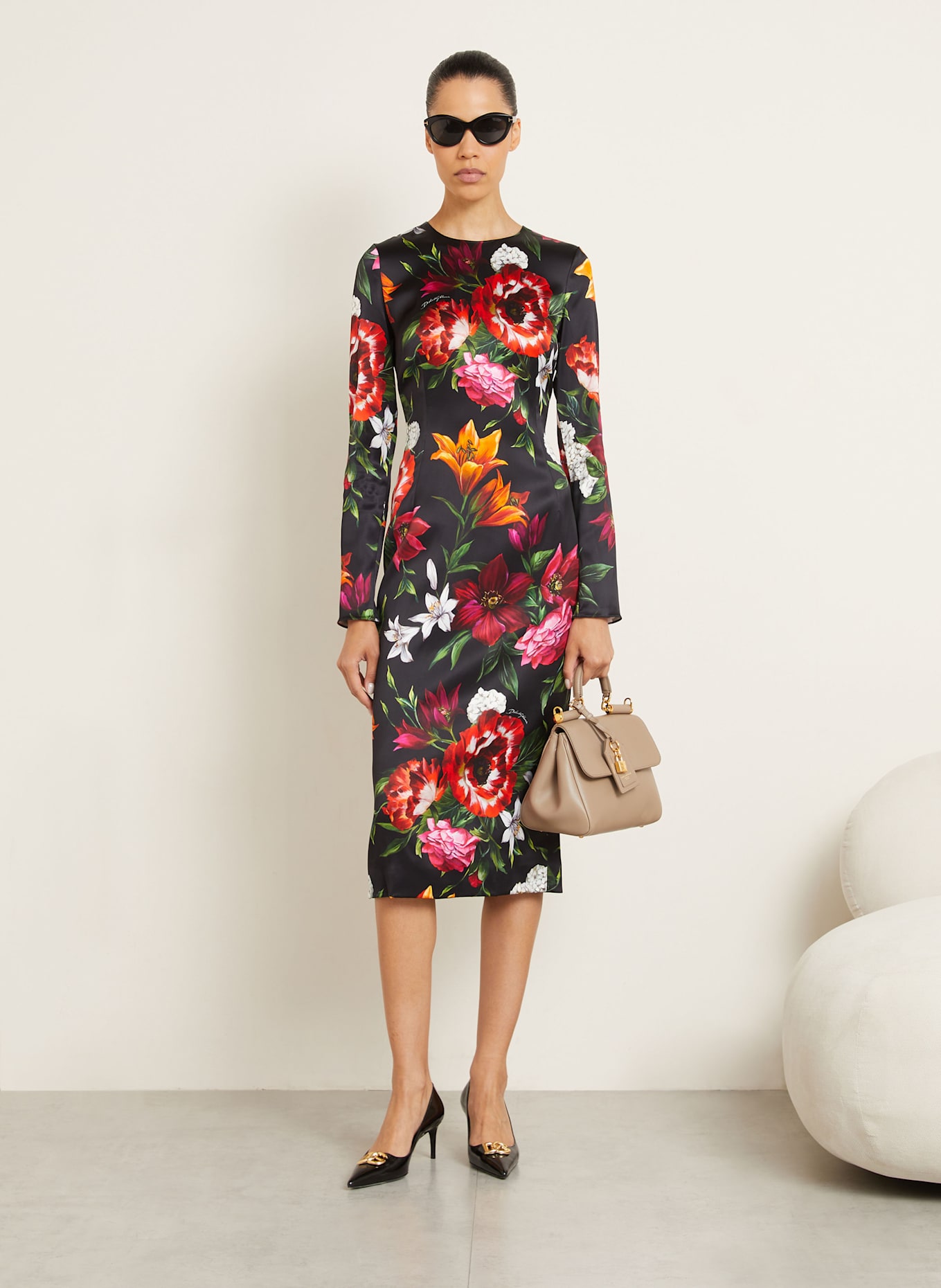 DOLCE & GABBANA Kabelka MY SICILY PLONGÉ: BÉŽOVÁ