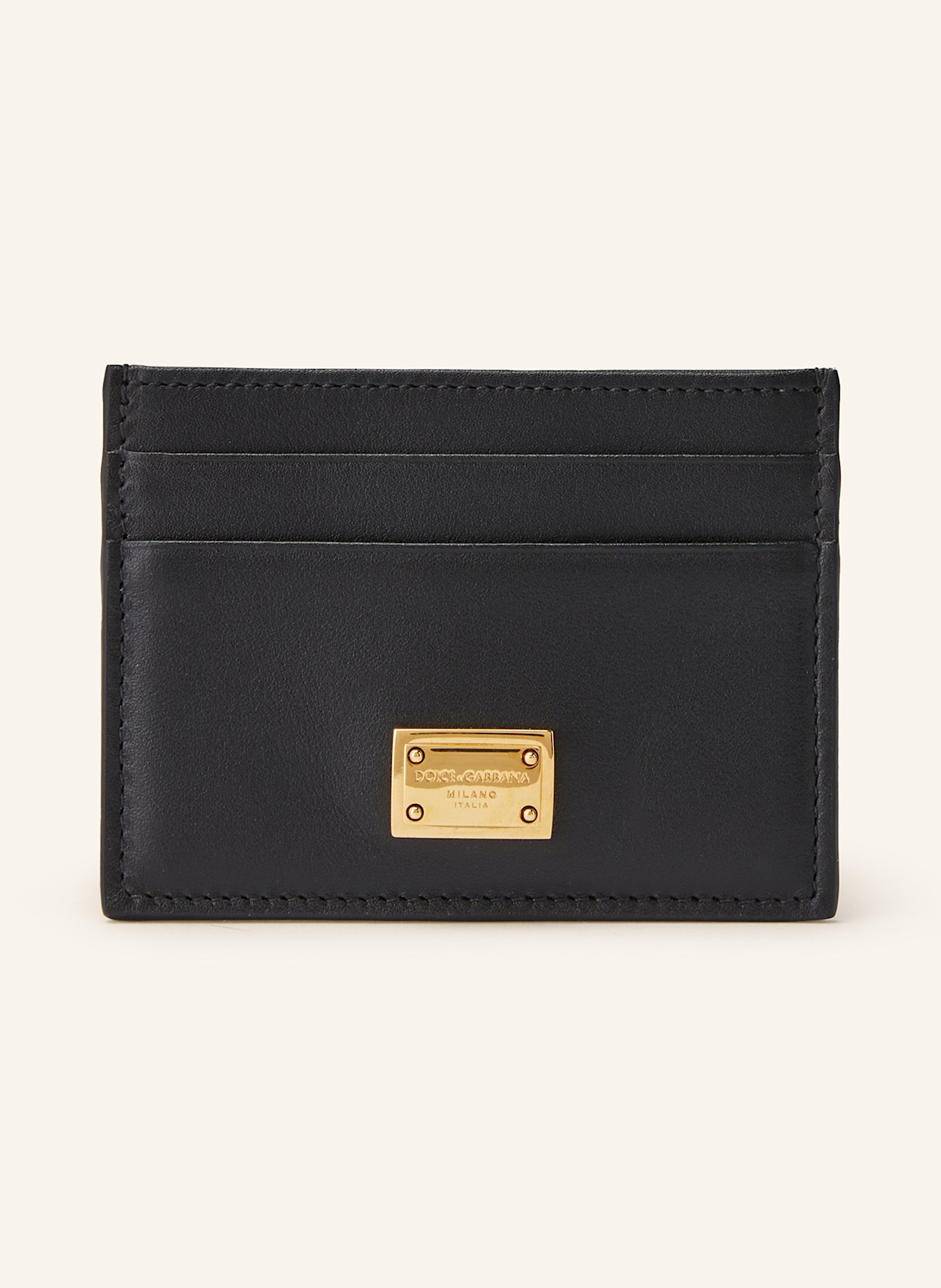 DOLCE & GABBANA étui pour cartes: NOIR