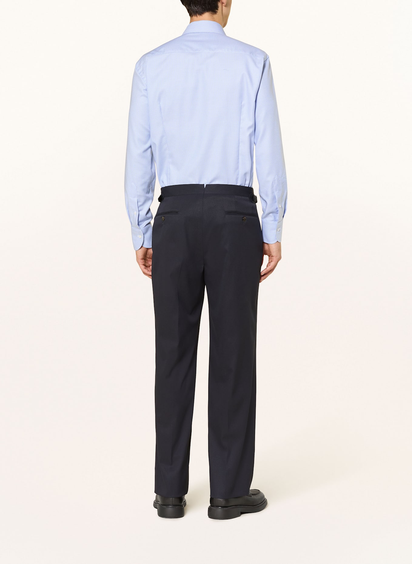 ARTIGIANO Chemise coupe classique: BLEU CLAIR/ BLANC