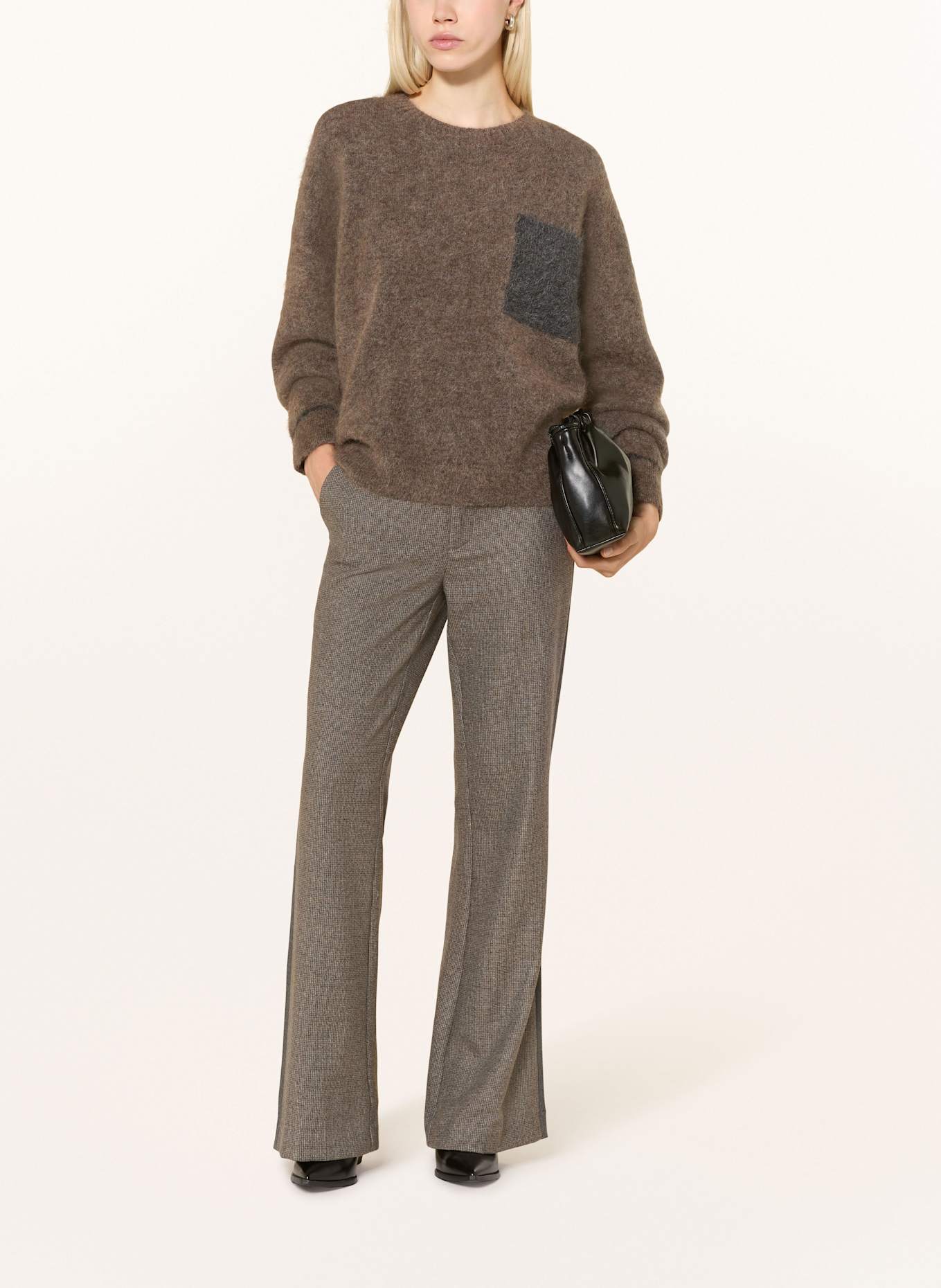 MOS MOSH Pullover MMALILA: DUNKELBRAUN