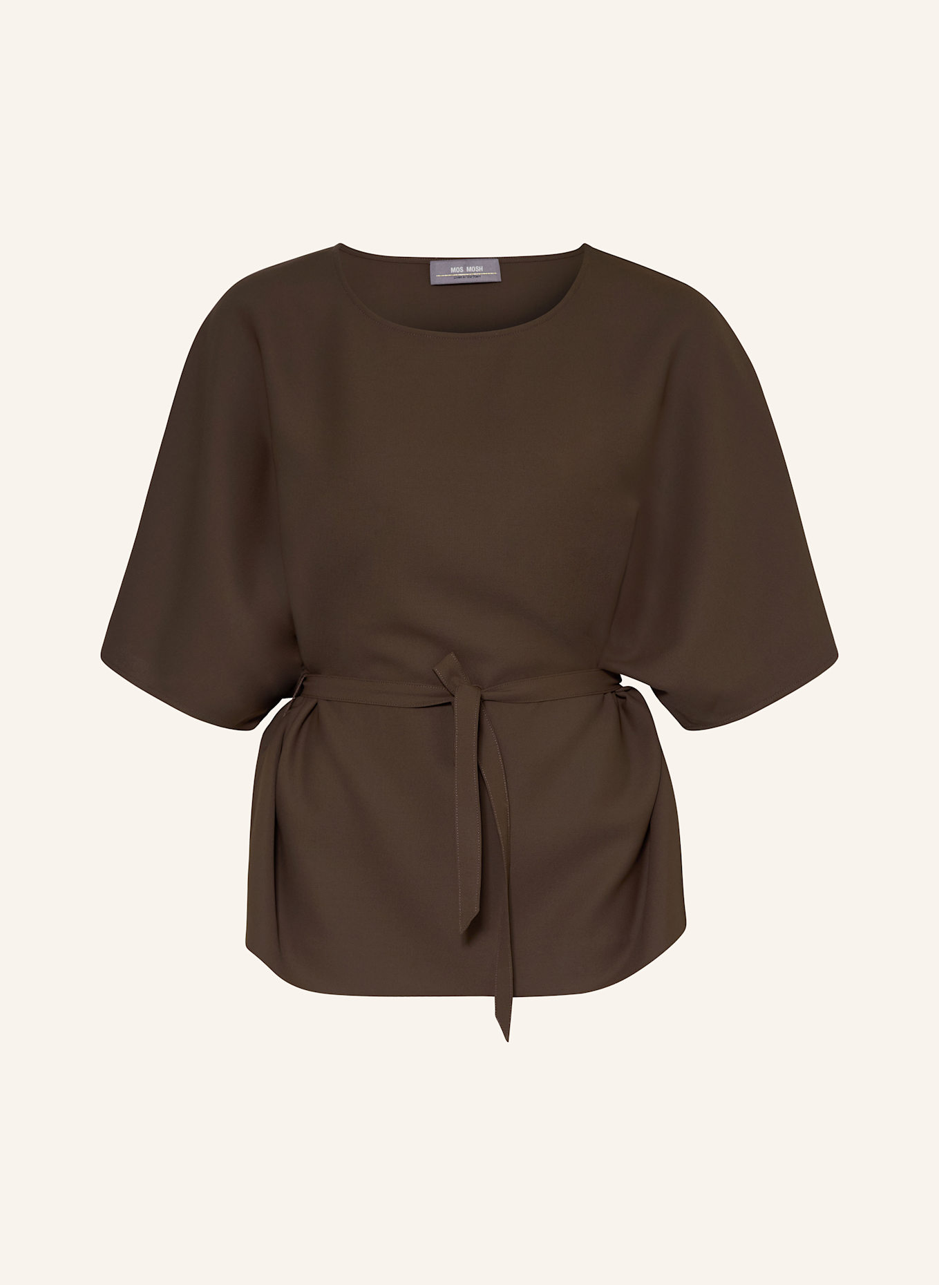 MOS MOSH Blusenshirt MMRIKALA MILEY: DUNKELBRAUN