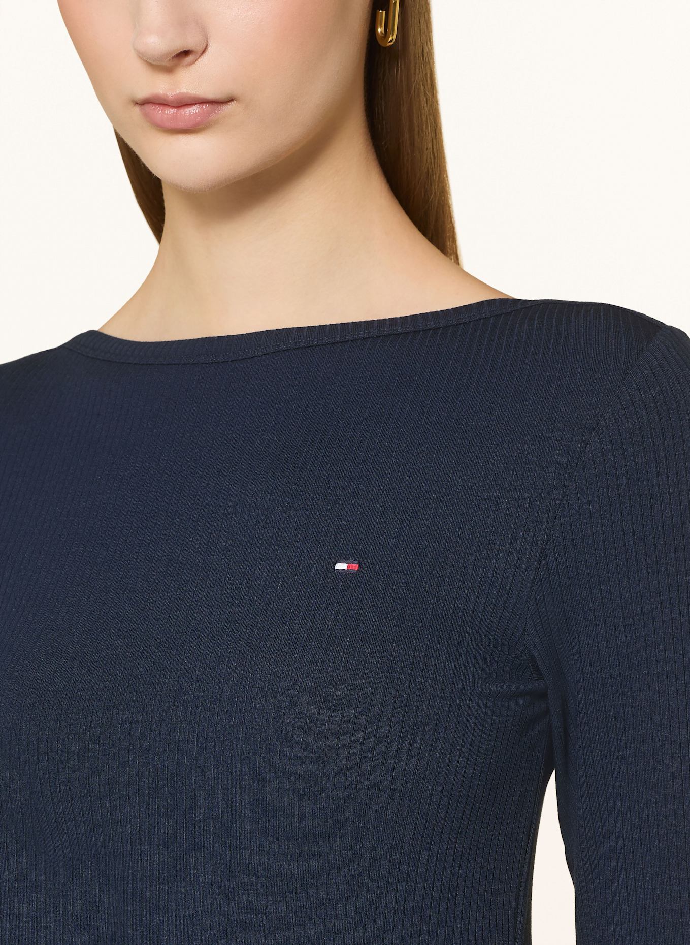 TOMMY HILFIGER Longsleeve: DUNKELBLAU