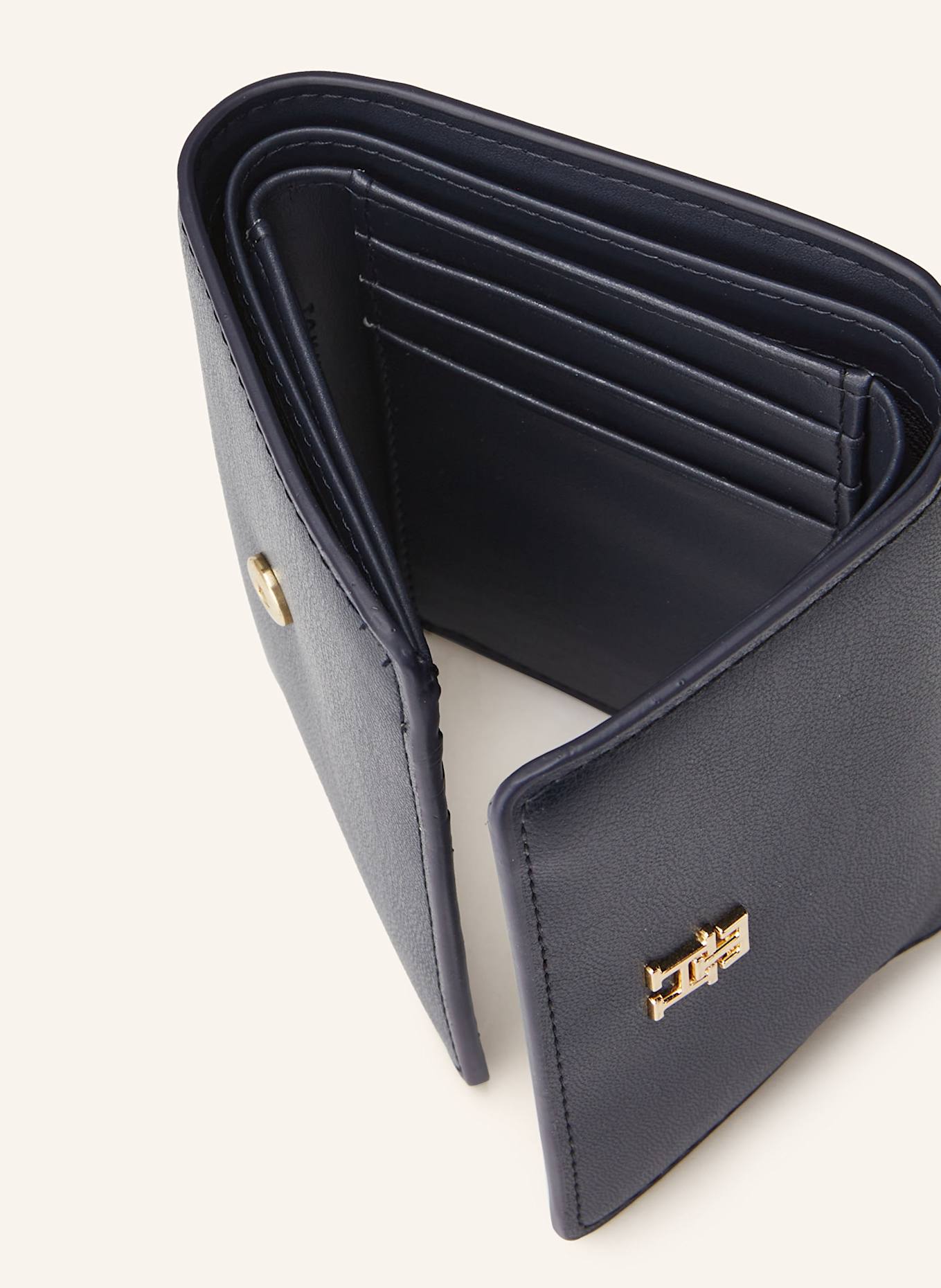 TOMMY HILFIGER Geldbörse ICON TRIFOLD: DUNKELBLAU