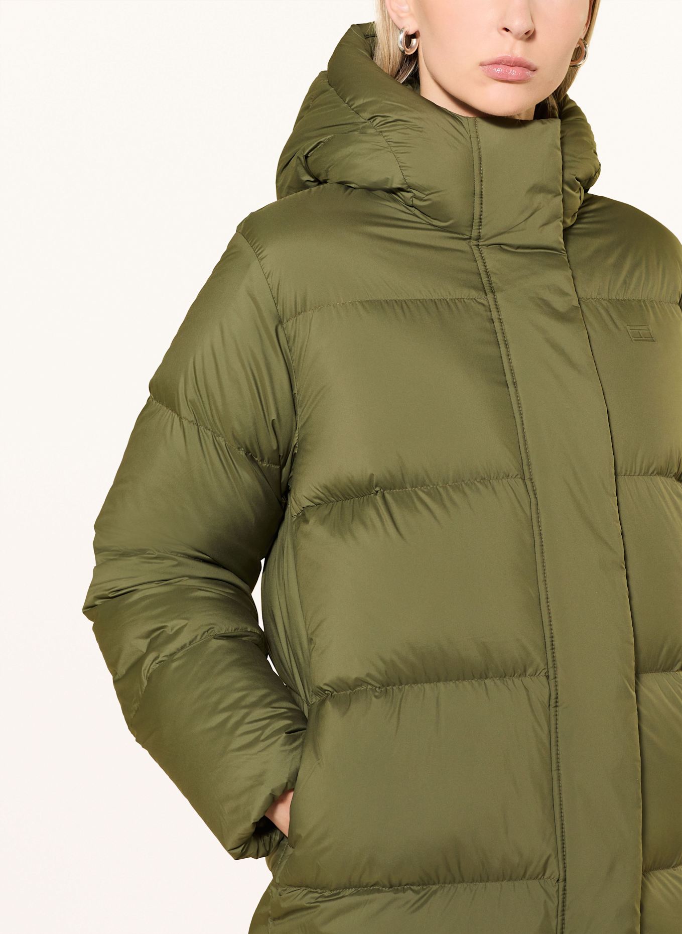TOMMY HILFIGER Daunenmantel: OLIV