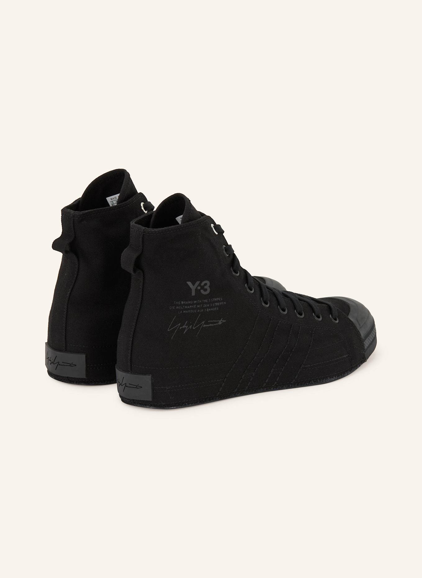 Y-3 Hightop-Sneaker Y-3 NIZZA HI: SCHWARZ