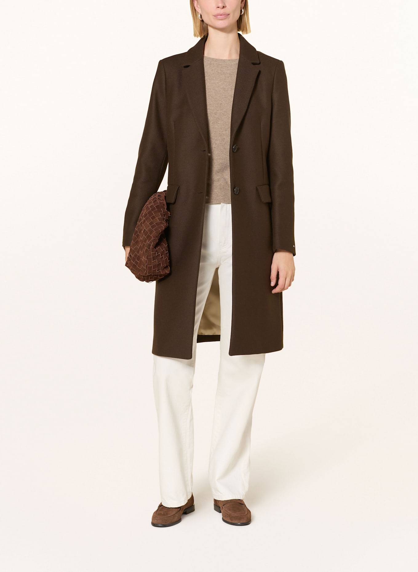 TOMMY HILFIGER Pullover: BRAUN