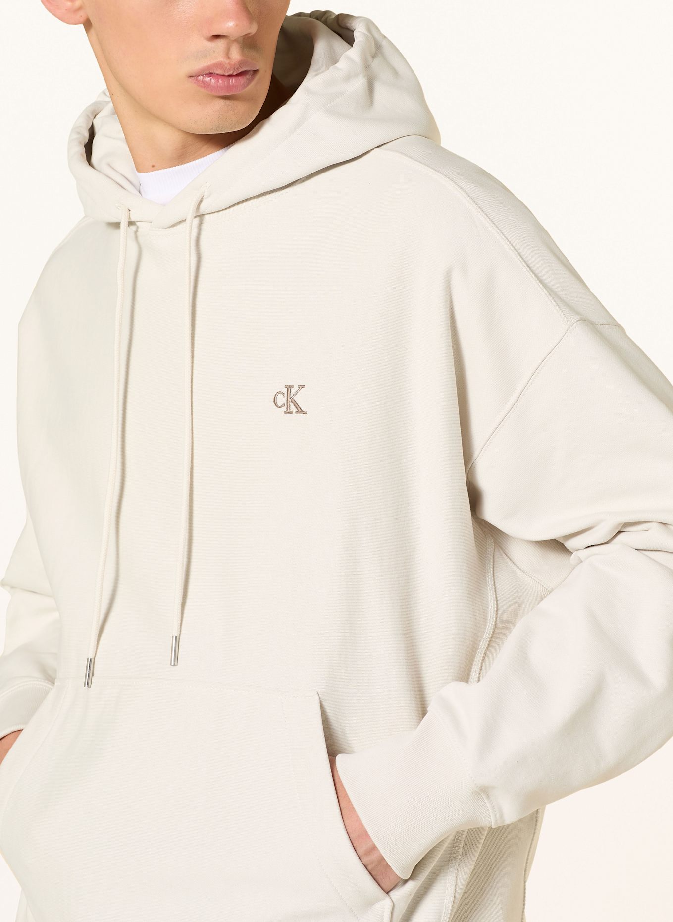 Calvin Klein Jeans Hoodie: ECRU