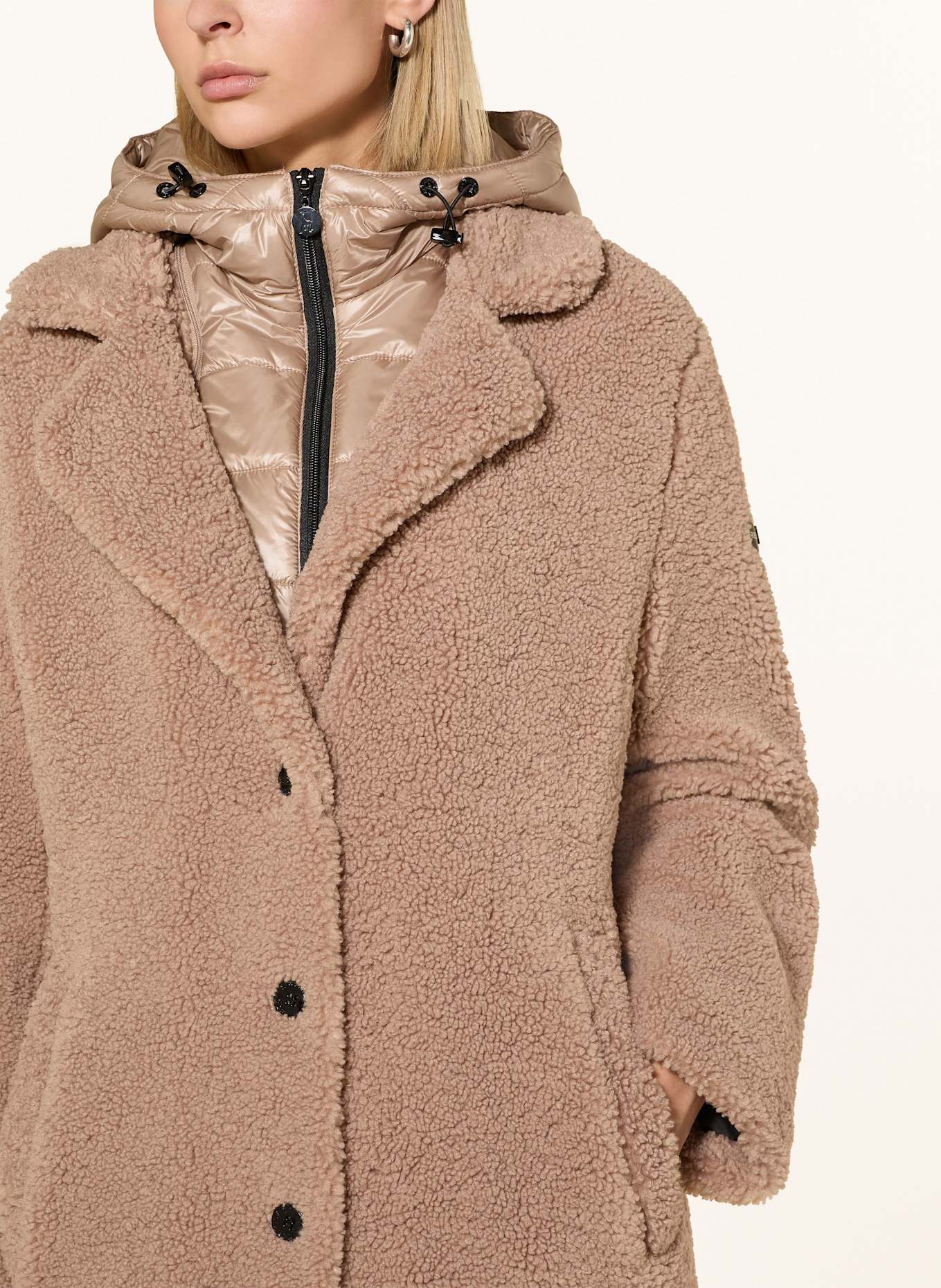 FRIEDA & FREDDIES Teddyfell-Mantel GINEZ: CAMEL