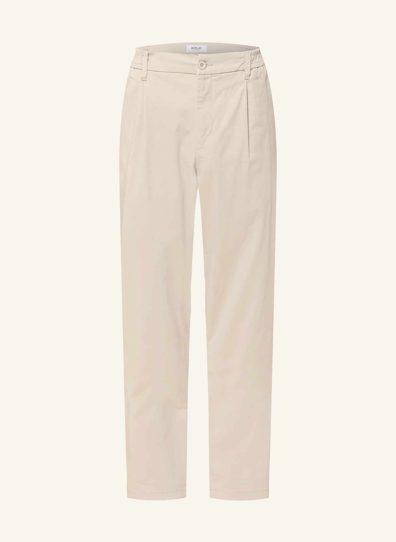 REPLAY Chino Regular Fit: BEIGE