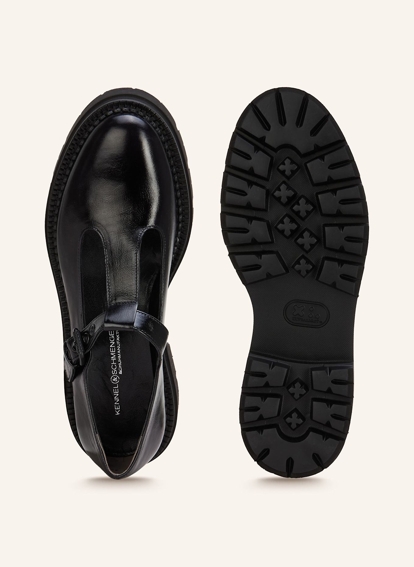 KENNEL & SCHMENGER Mary-Jane-Loafer JACY: SCHWARZ