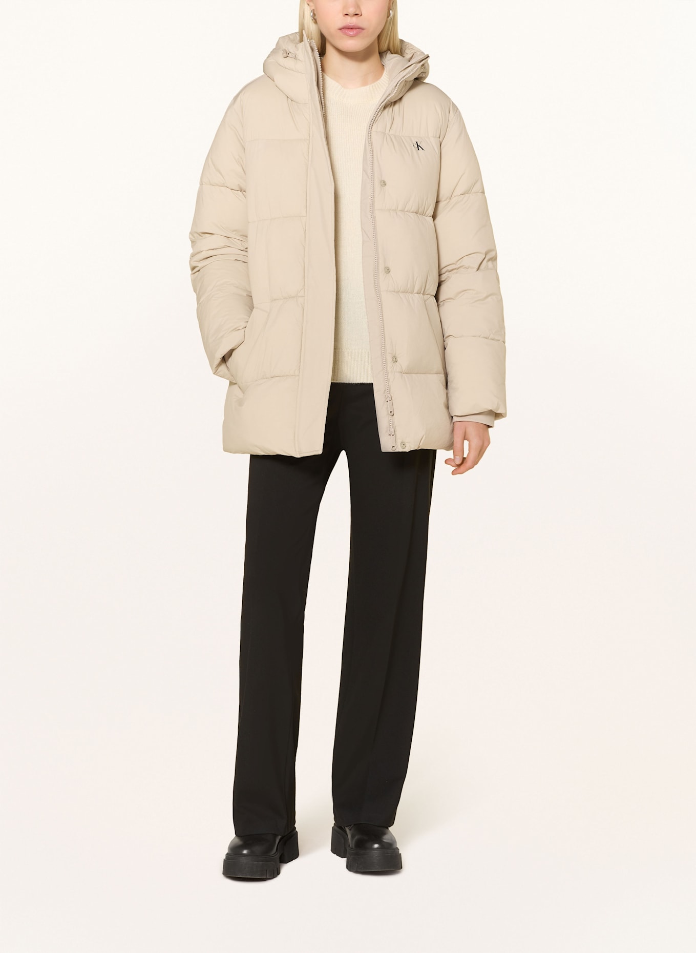 Calvin Klein Jeans Steppjacke: CREME