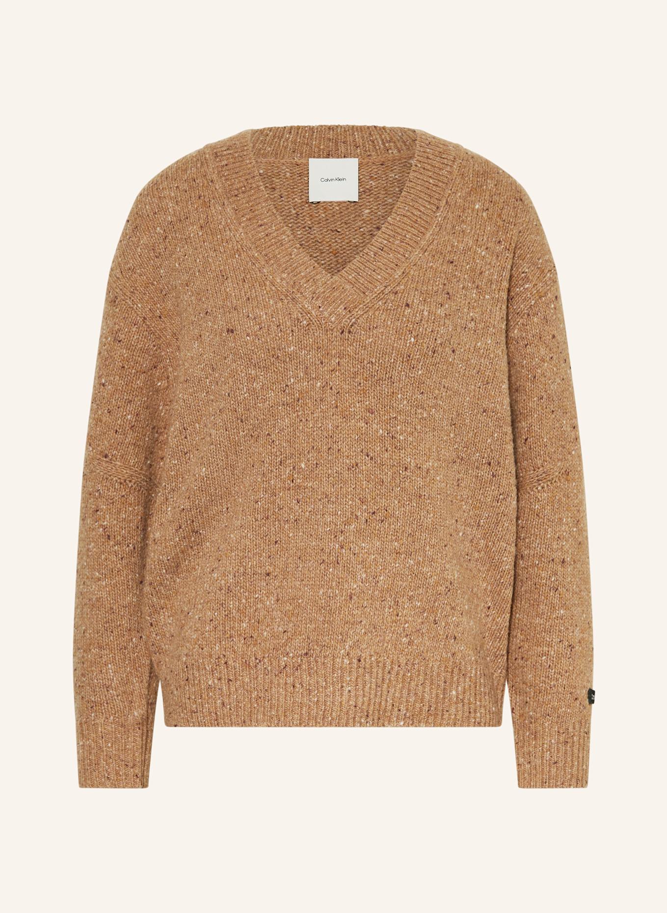 Calvin Klein Jeans Pullover: BRAUN