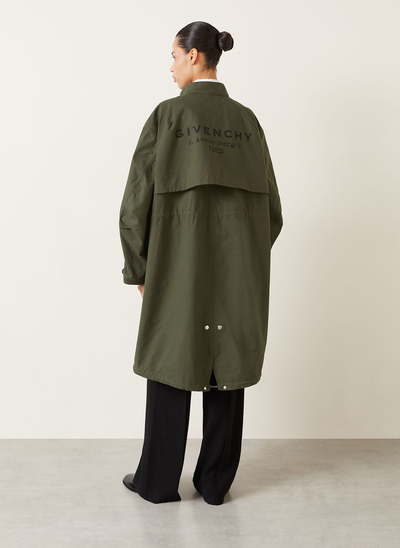 GIVENCHY Parka: KHAKI