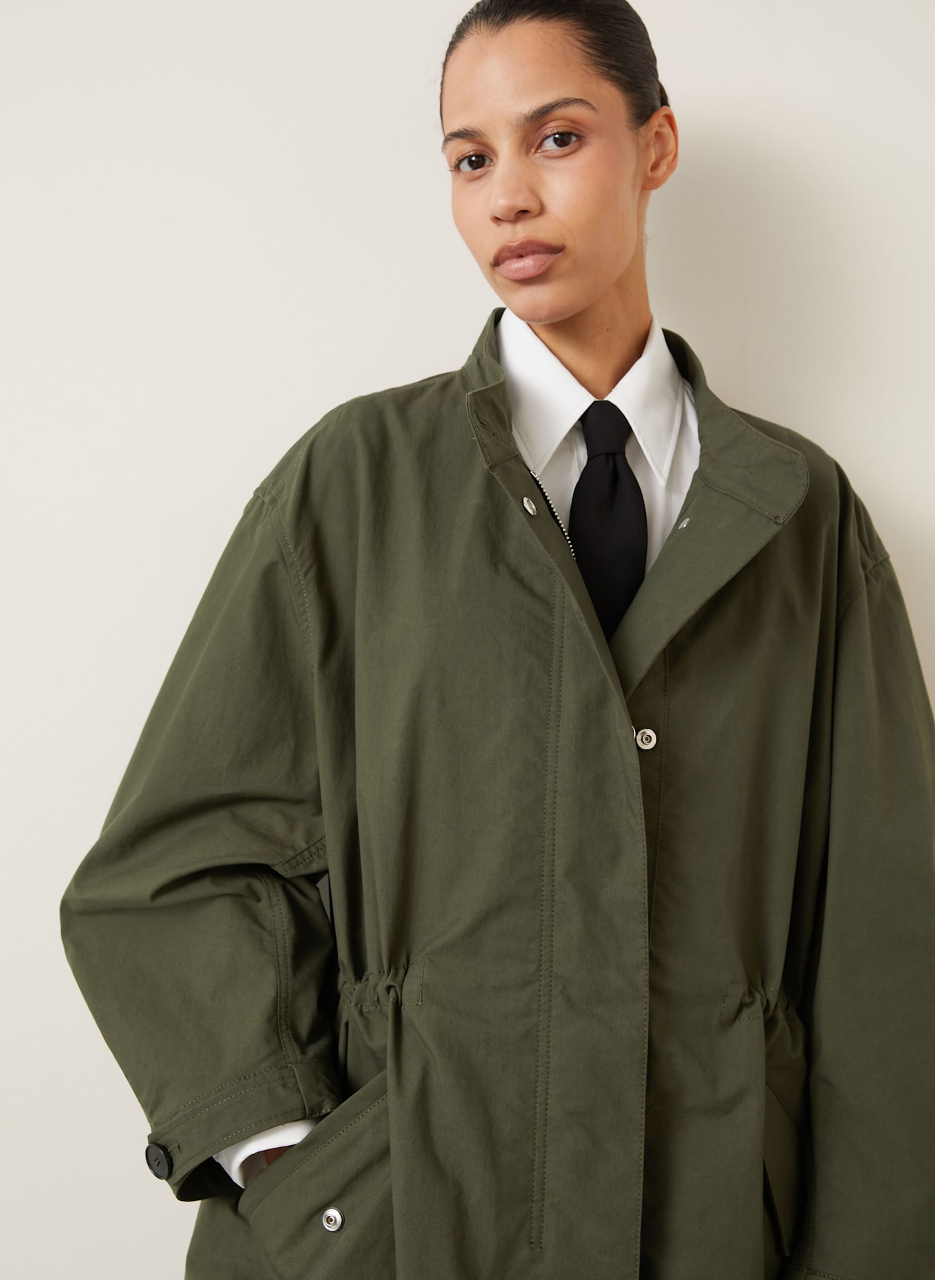 GIVENCHY Parka: KHAKI