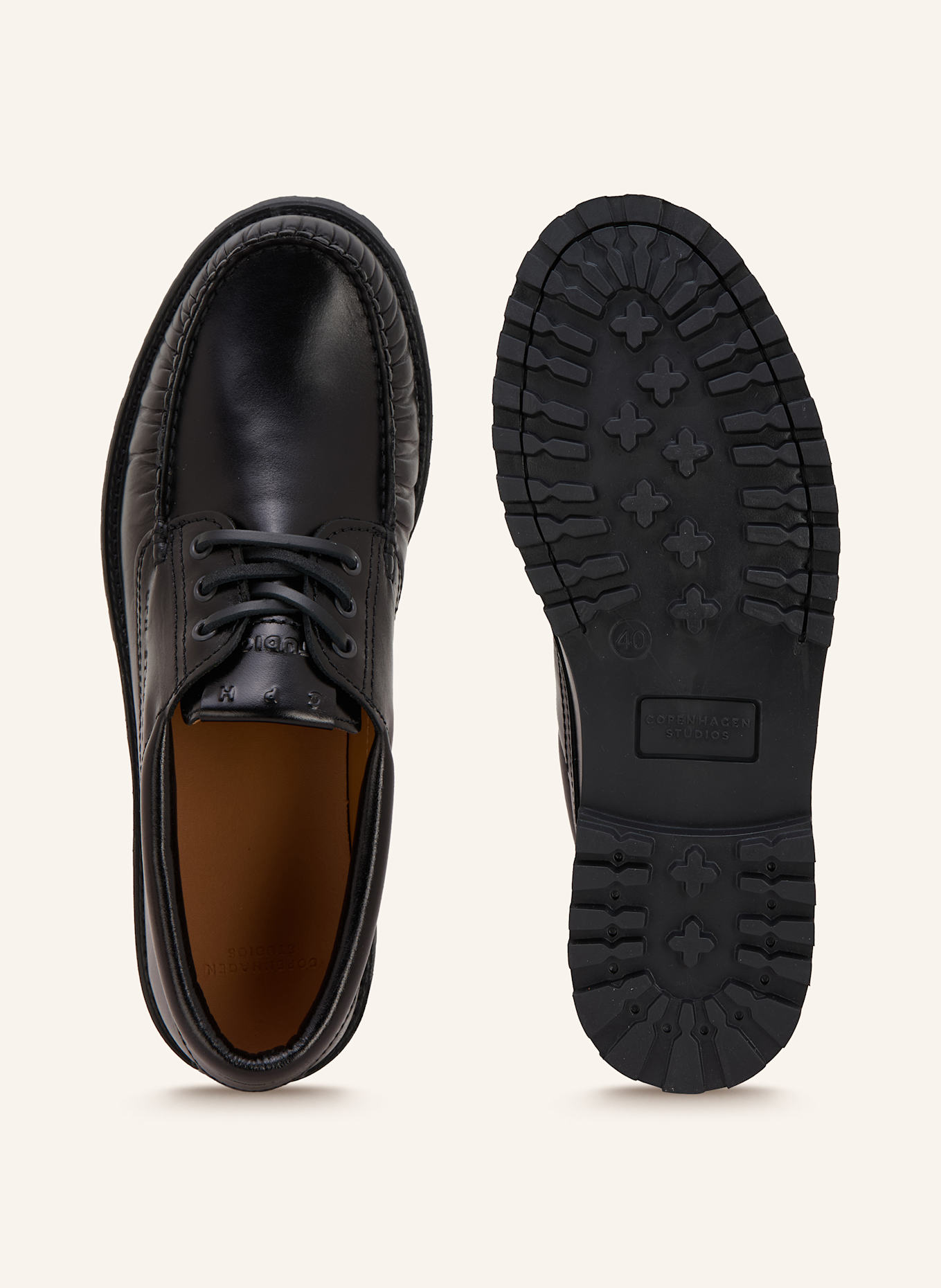 COPENHAGEN Lace-up shoes CPH616: BLACK