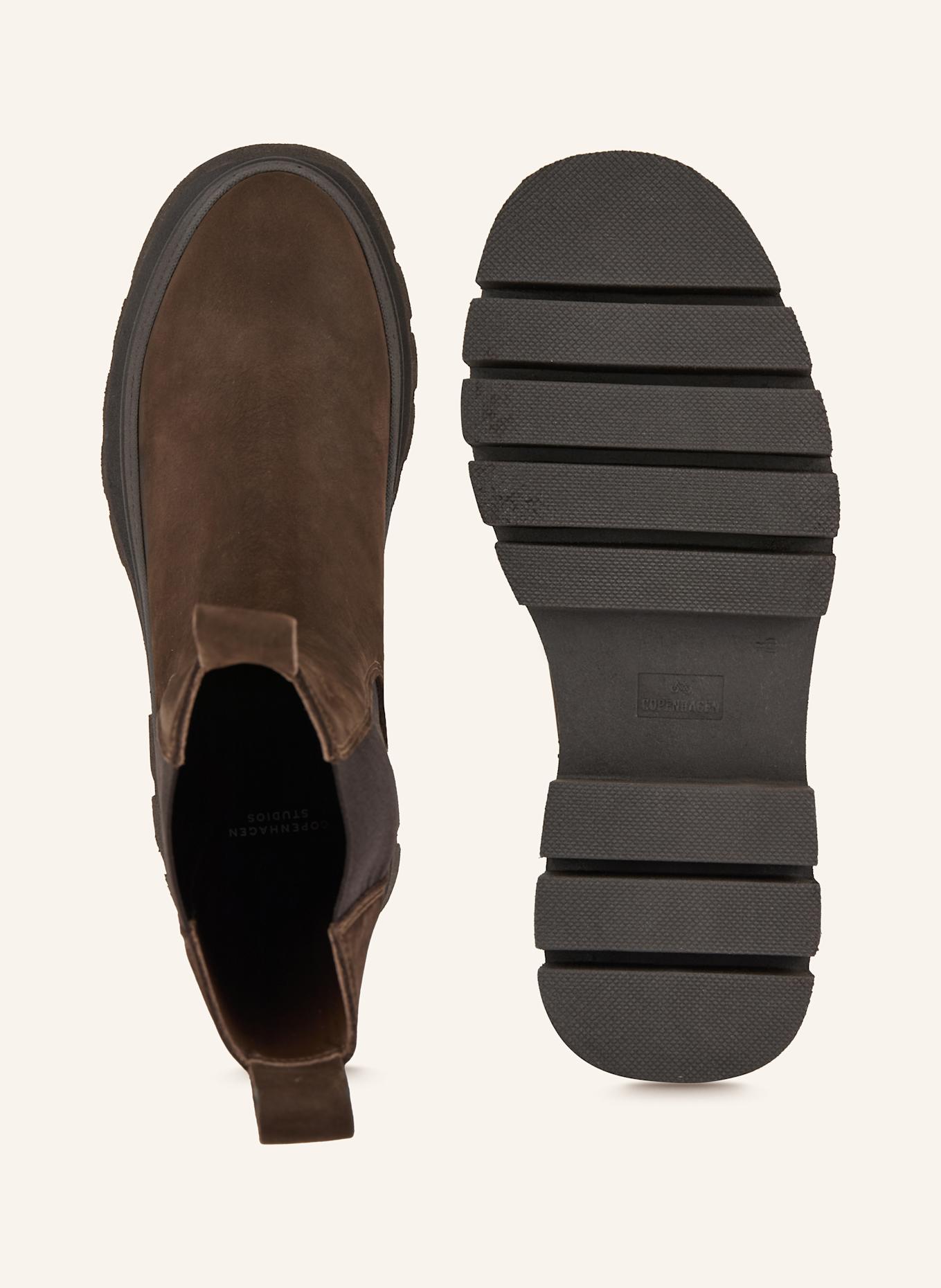 COPENHAGEN STUDIOS Chelsea-Boots CPH685: DUNKELBRAUN