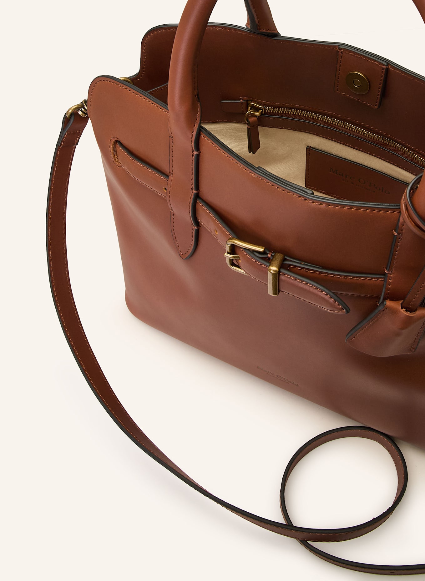 Marc O'Polo Handtasche GIGI MEDIUM: COGNAC