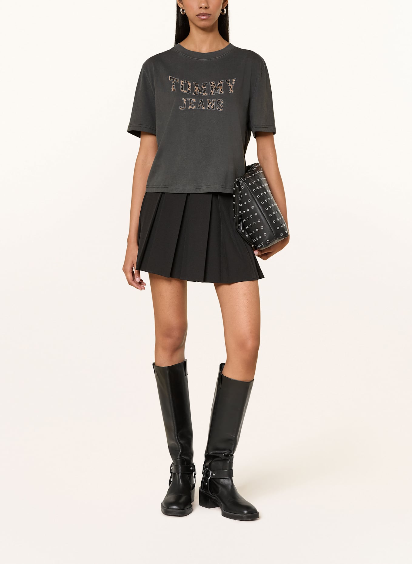 TOMMY JEANS T-Shirt: DUNKELGRAU